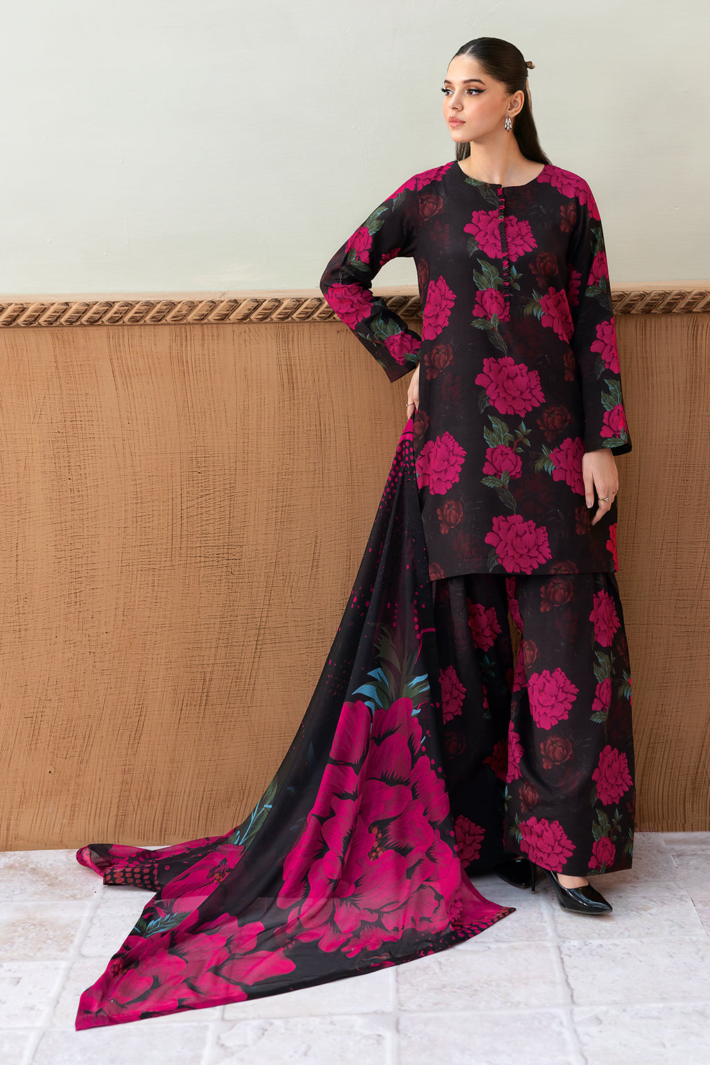 Afsanah | Basics Raw Silk | Dark Majestic AR-103 - Official Afsanah stockist in UK - Sakeena London