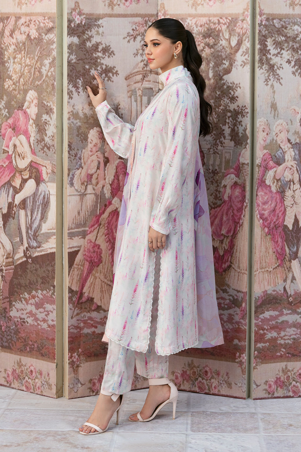 Afsanah | Basics Raw Silk | White Misted AR-110 - Official Afsanah stockist in UK - Sakeena London