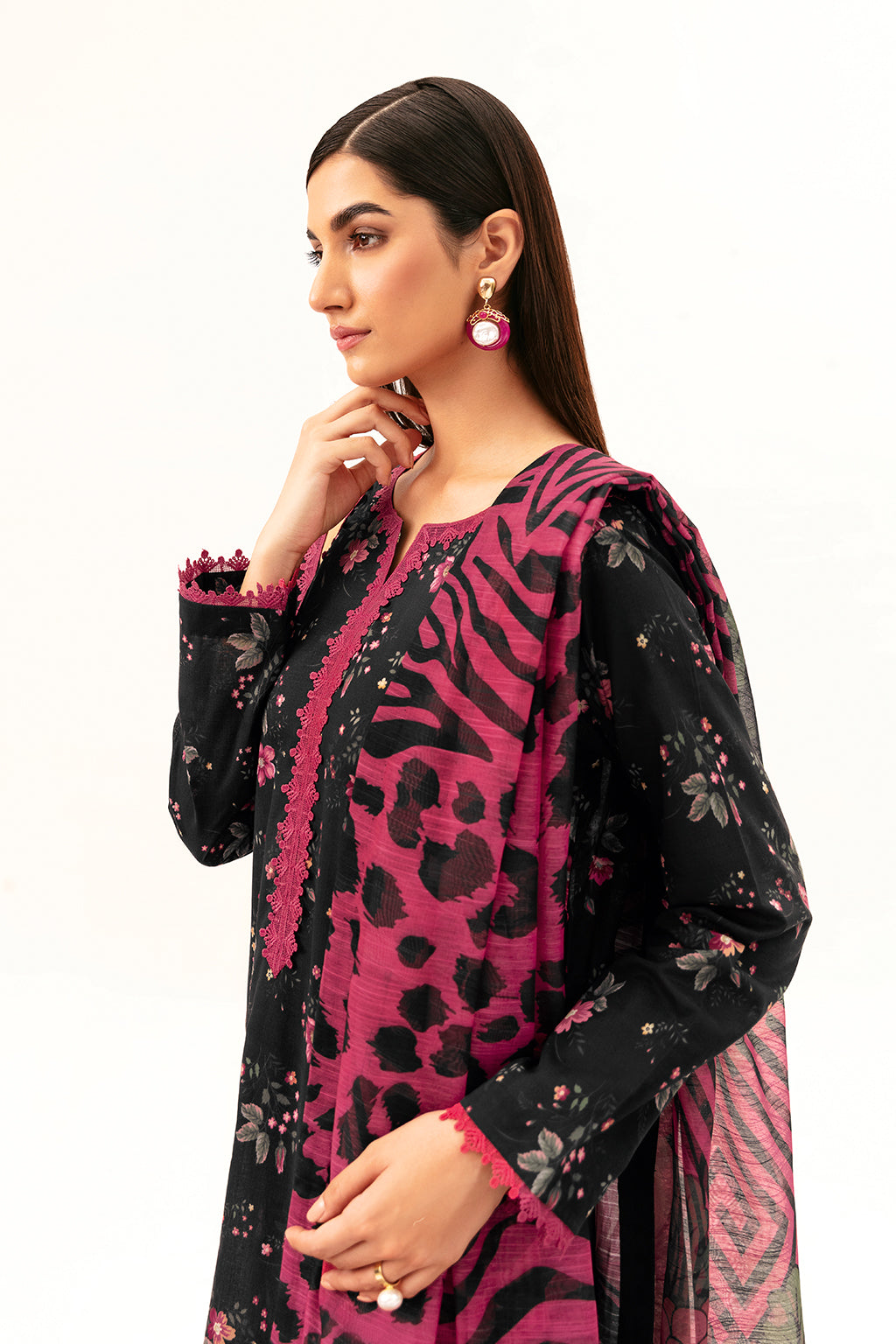 Afsanah | Ready to Wear | Majestic Black AP-01 - Official Afsanah stockist in UK - Sakeena London