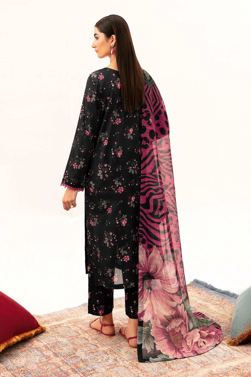 Afsanah | Ready to Wear | Majestic Black AP-01 - Official Afsanah stockist in UK - Sakeena London