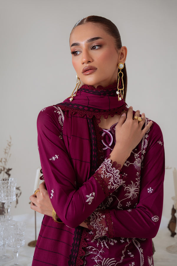 Aabyaan | Miraal Signature Embroidered Viscose 25 | AFSHEEN (AV-09) - Official Aabyaan stockist in UK - Sakeena London
