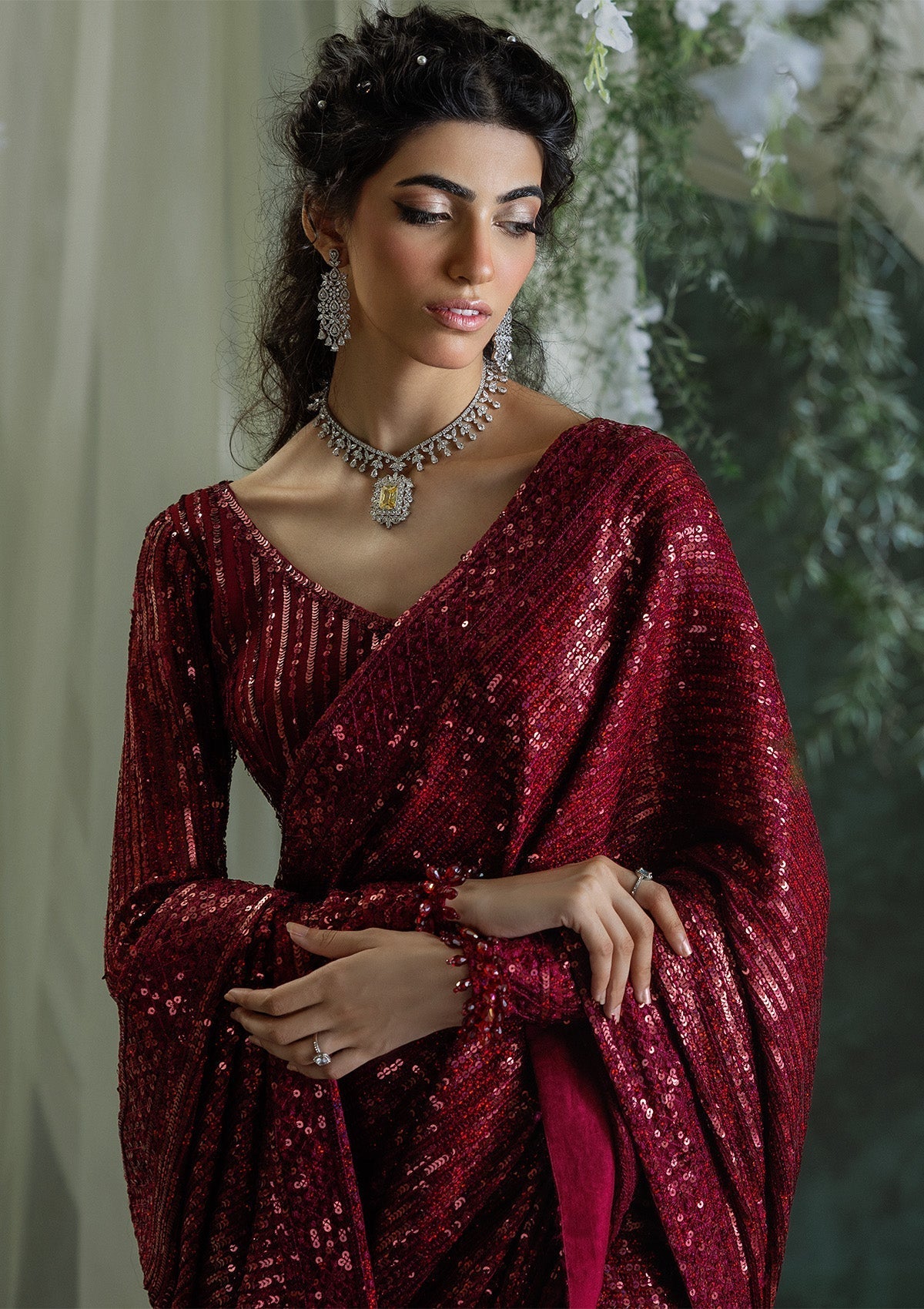 Aik Atelier | Sari Edit 2024 | SARI EDIT '24 VOL. 1 - LOOK 03 - Official Aik Atelier stockist in UK - Sakeena London