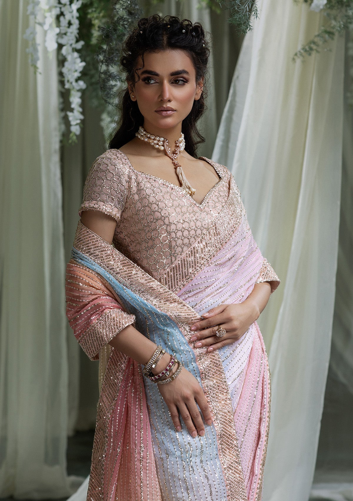 Aik Atelier | Sari Edit 2024 | SARI EDIT '24 VOL. 1 - LOOK 07 - Official Aik Atelier stockist in UK - Sakeena London
