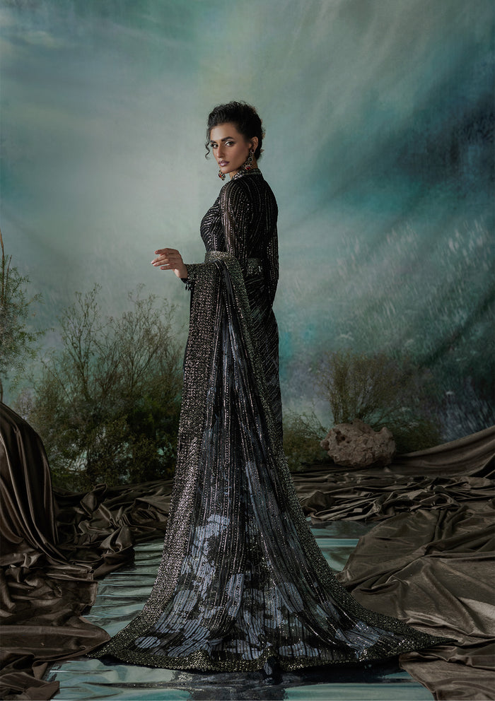 Aik Atelier | Sari Edit 2024 | SARI EDIT '24 VOL. 1 - LOOK 08 - Official Aik Atelier stockist in UK - Sakeena London