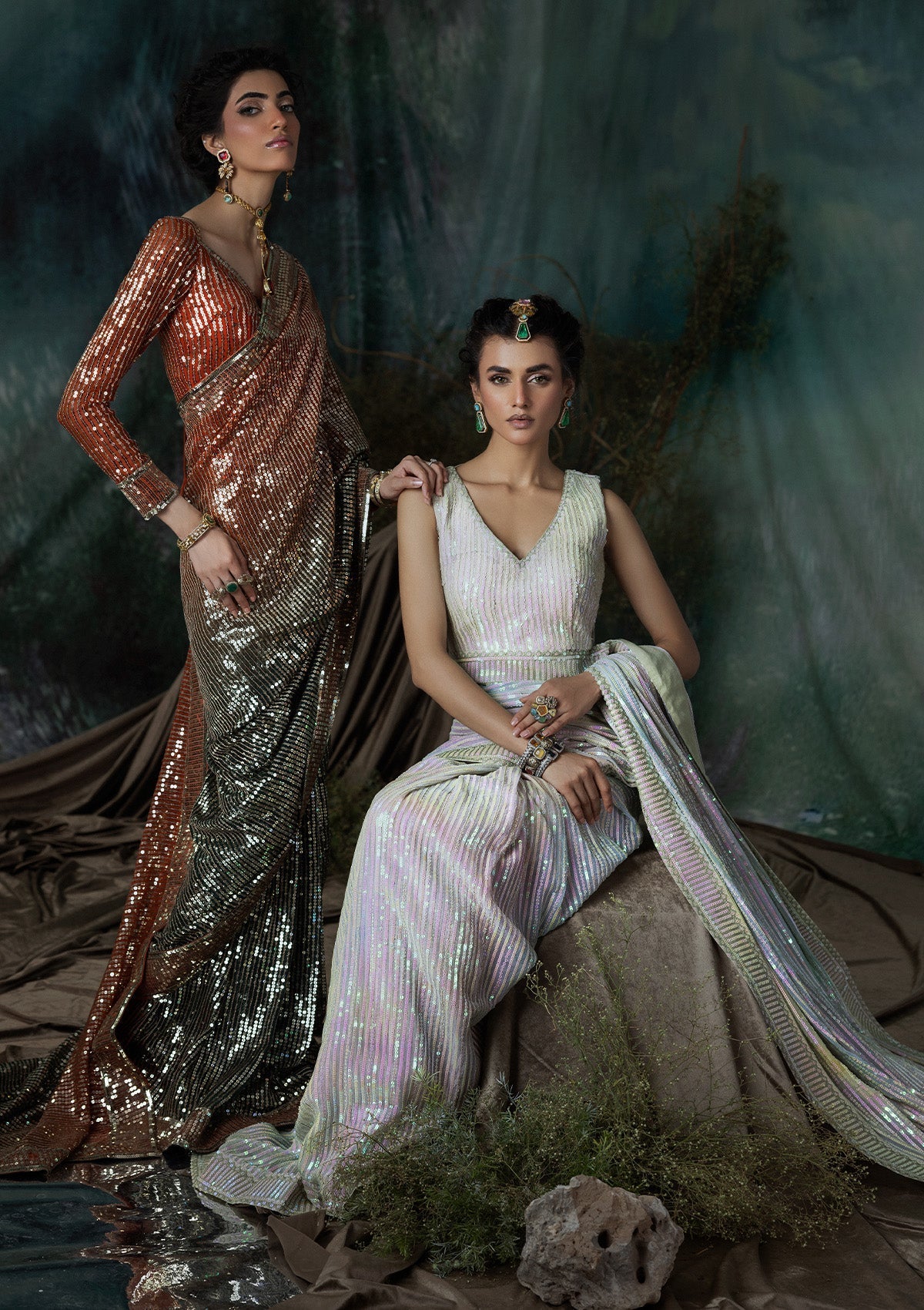 Aik Atelier | Sari Edit 2024 | SARI EDIT '24 VOL. 1 - LOOK 01 - Official Aik Atelier stockist in UK - Sakeena London