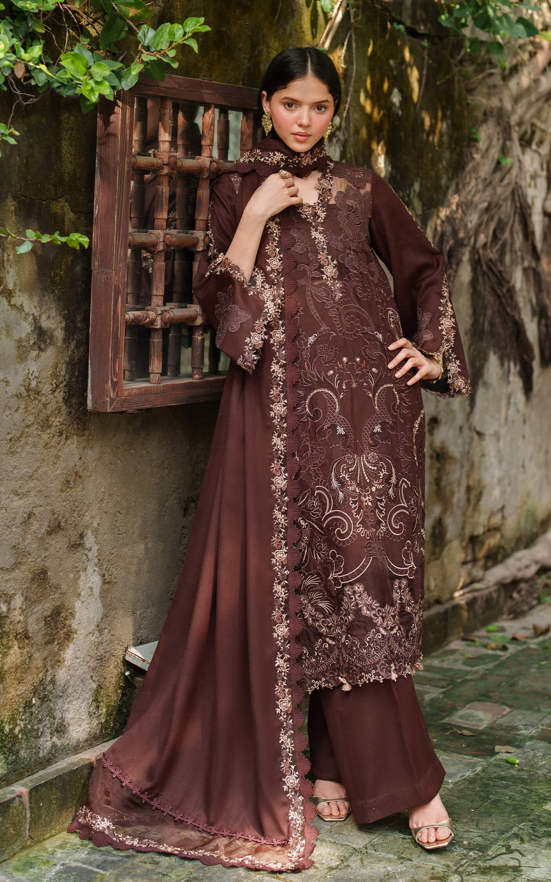 Asifa and Nabeel | Pashmina Luxe 25 | Aima LWC25-10 - Official Asifa and Nabeel stockist in UK - Sakeena London