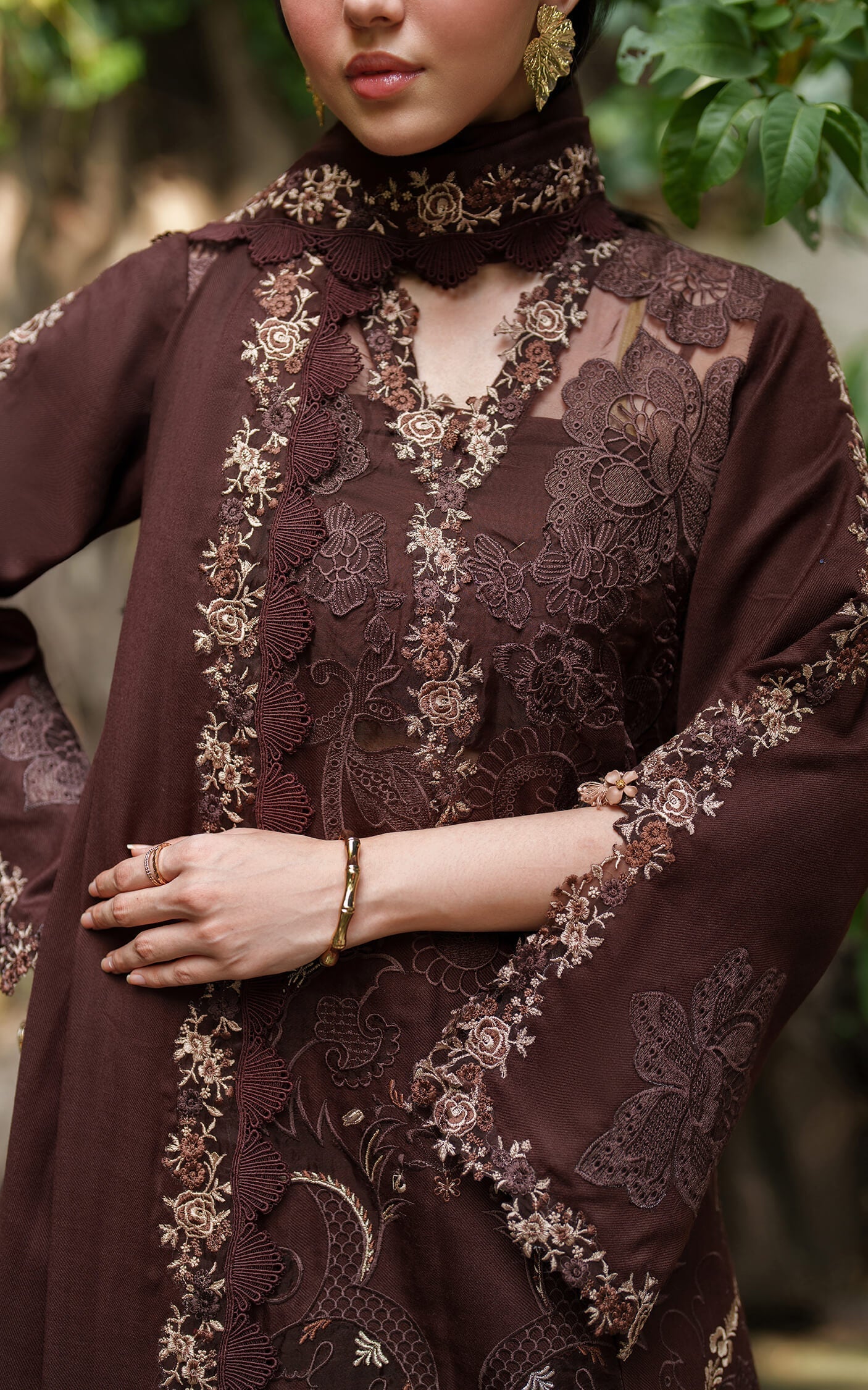Asifa and Nabeel | Pashmina Luxe 25 | Aima LWC25-10 - Official Asifa and Nabeel stockist in UK - Sakeena London