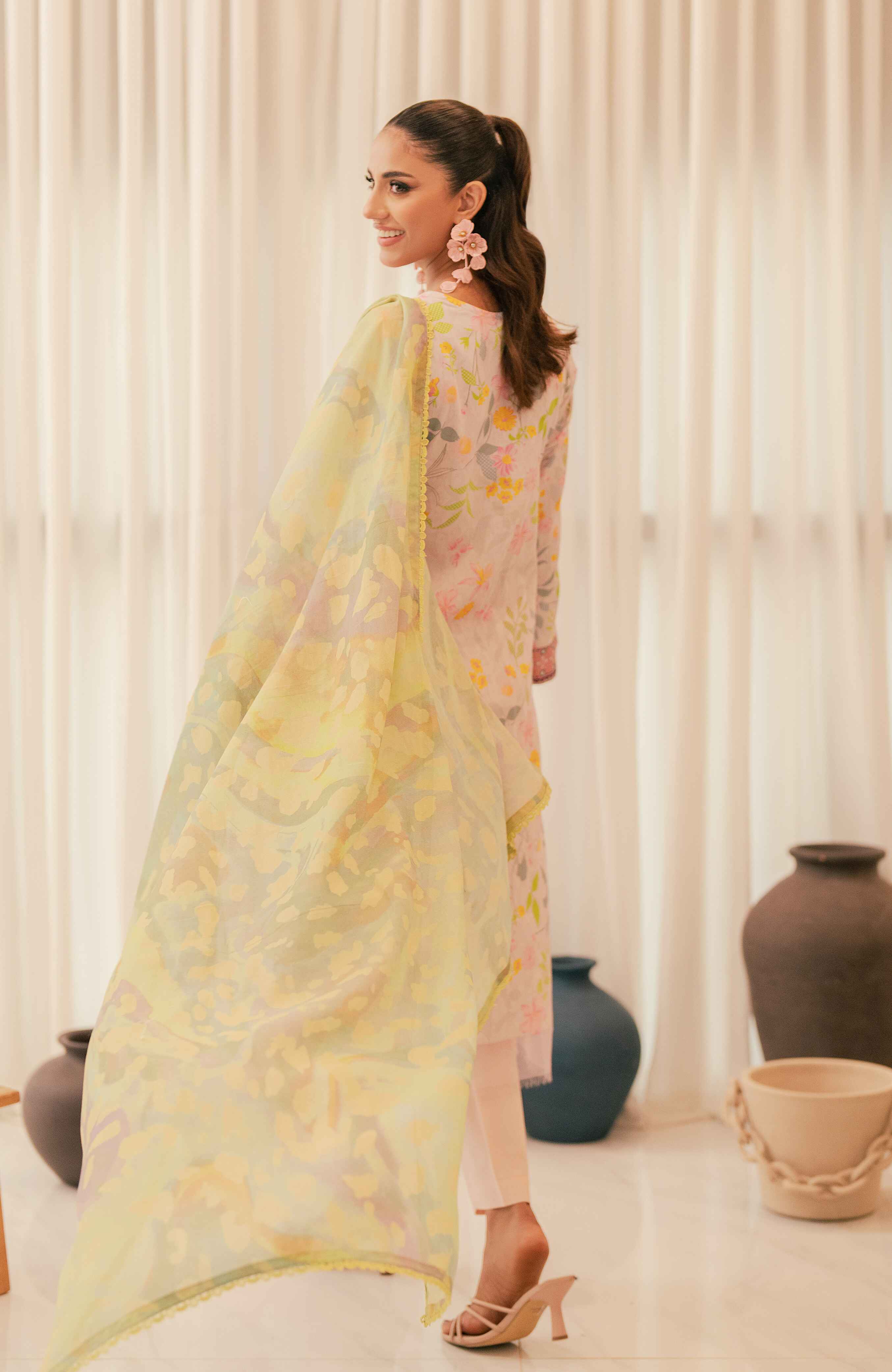 Al Zohaib | Sun Shine Bloom Cotton Silk | SCS-24-03 - Official Al Zohaib stockist in UK - Sakeena London