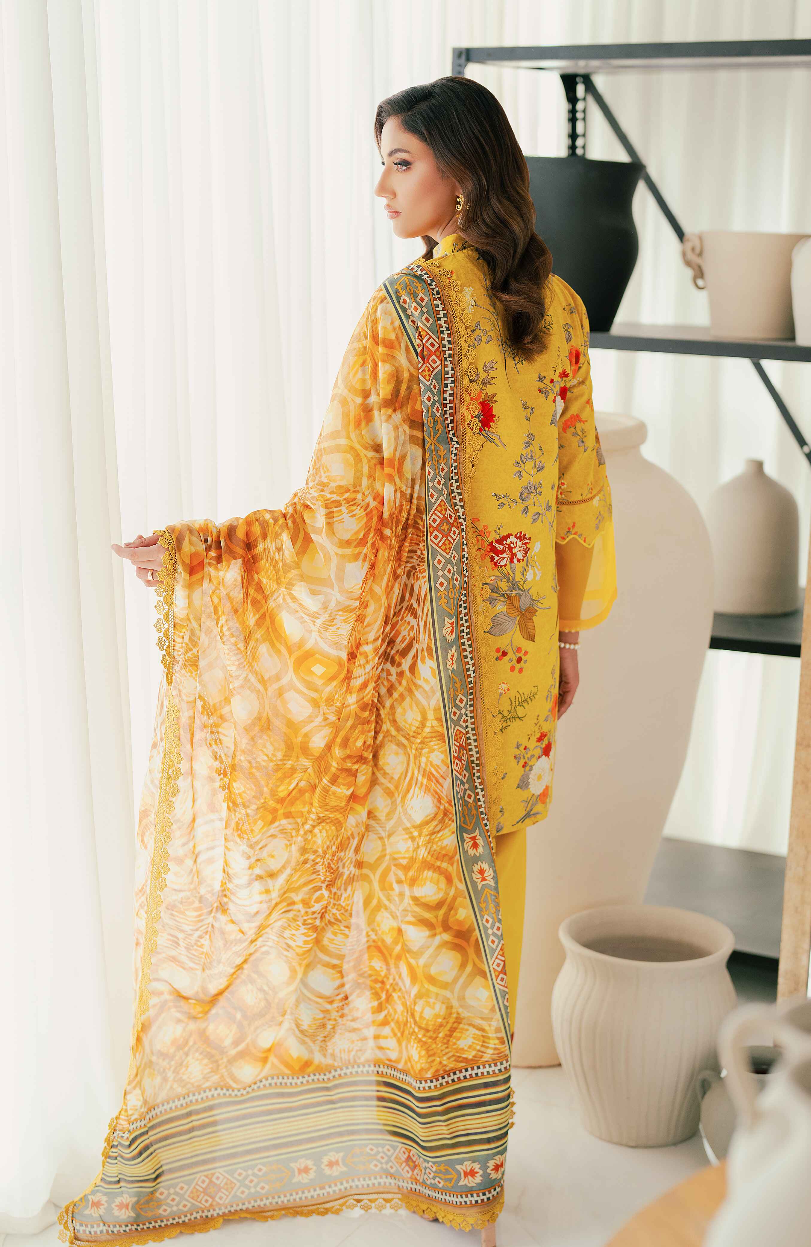 Al Zohaib | Sun Shine Bloom Cotton Silk | SCS-24-04 - Official Al Zohaib stockist in UK - Sakeena London