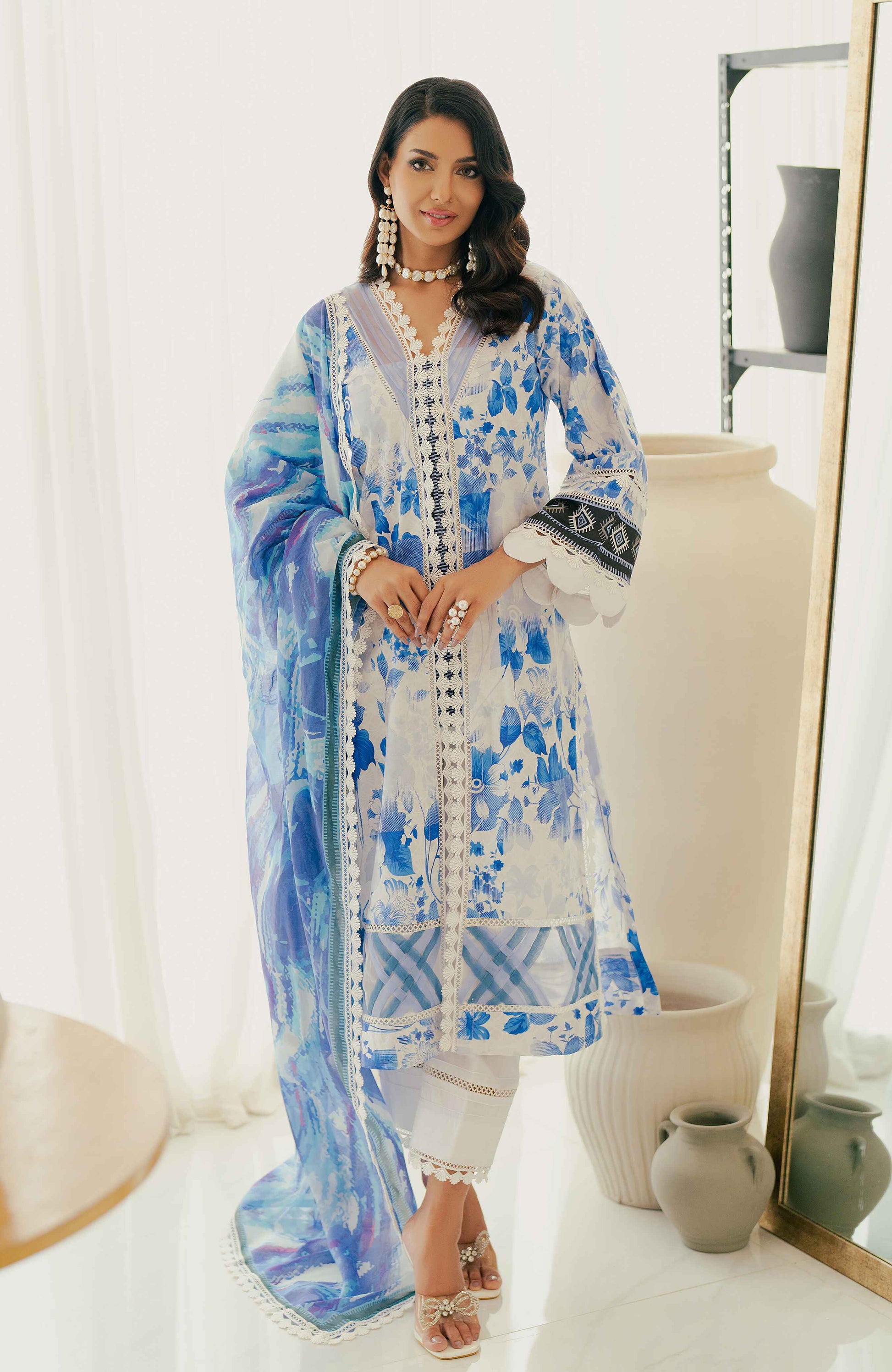 Al Zohaib | Sun Shine Bloom Cotton Silk | SCS-24-05 - Official Al Zohaib stockist in UK - Sakeena London
