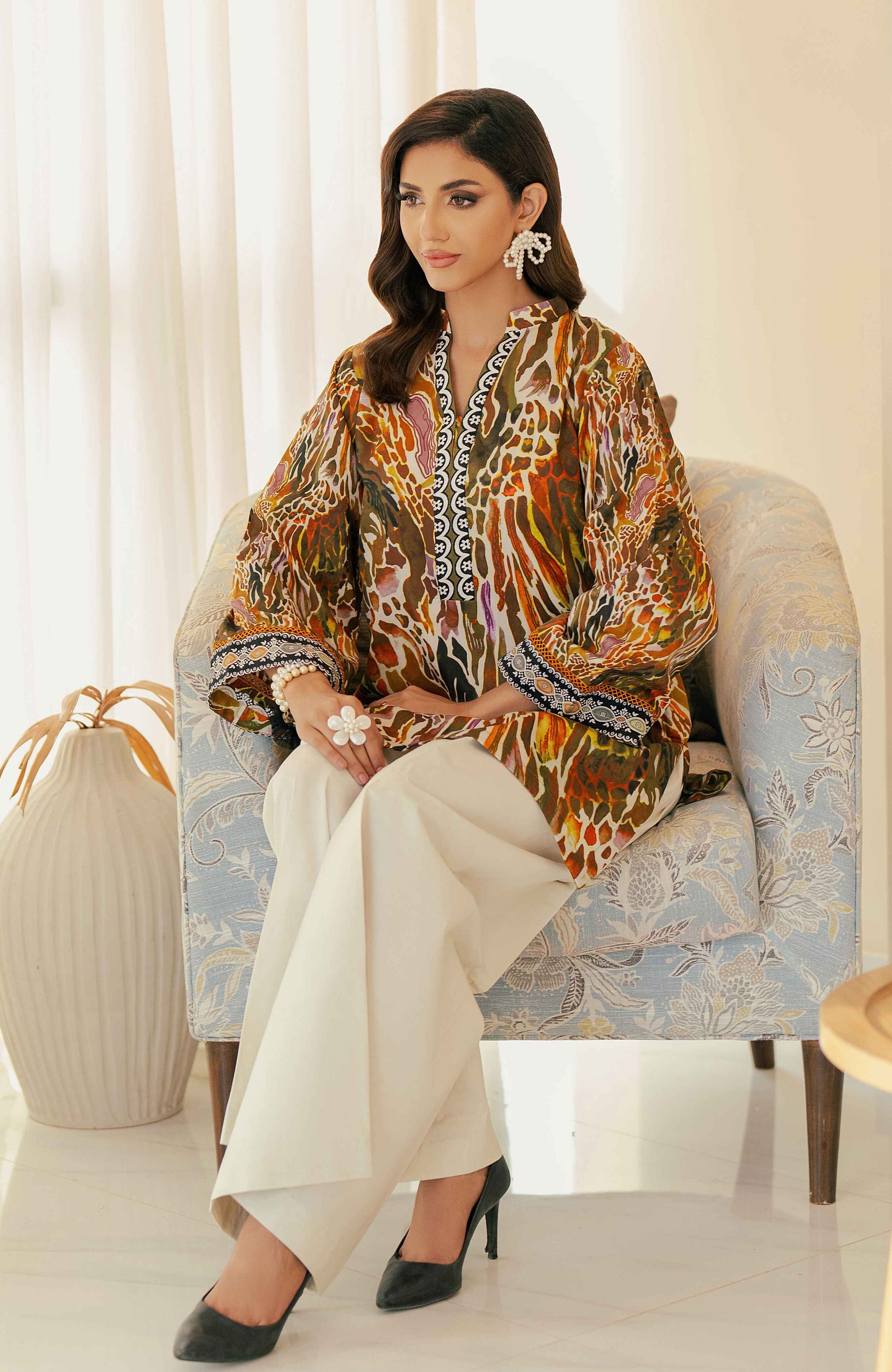 Al Zohaib | Sun Shine Bloom Cotton Silk | SCS-24-01 - Official Al Zohaib stockist in UK - Sakeena London