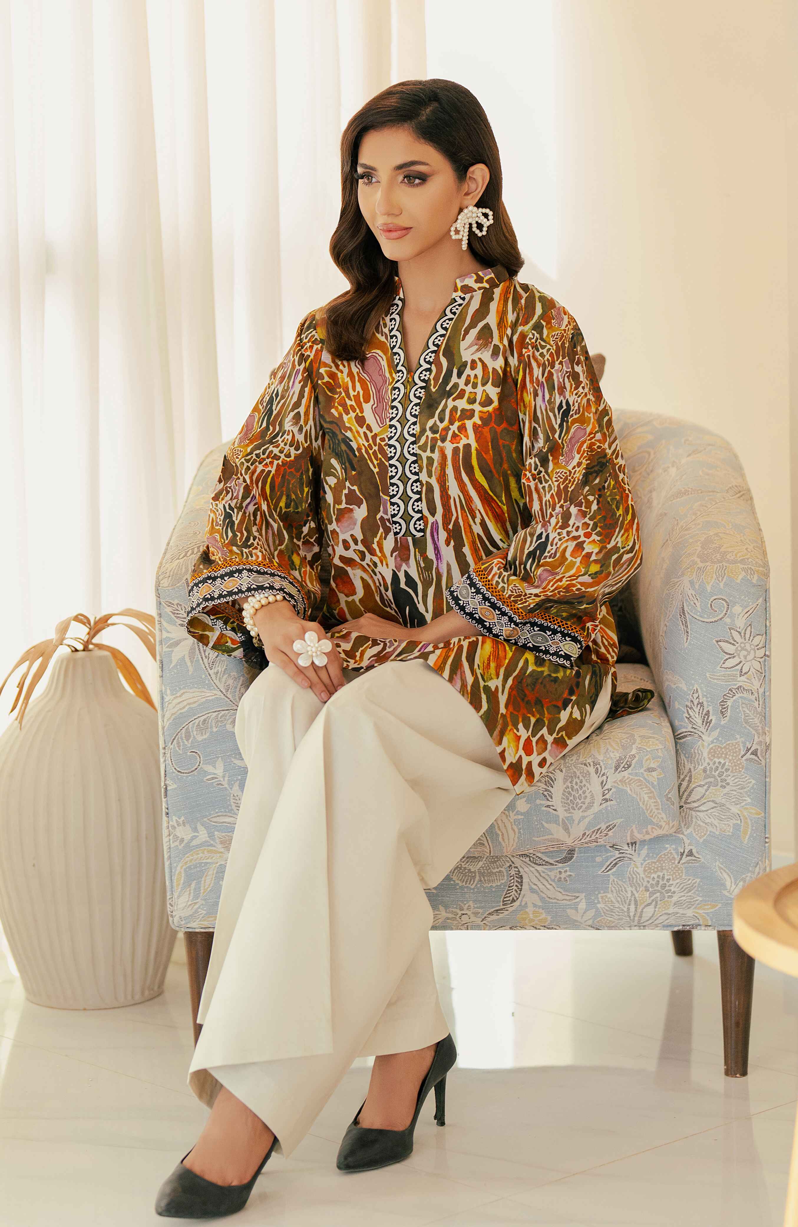 Al Zohaib | Sun Shine Bloom Cotton Silk | SCS-24-01 - Official Al Zohaib stockist in UK - Sakeena London