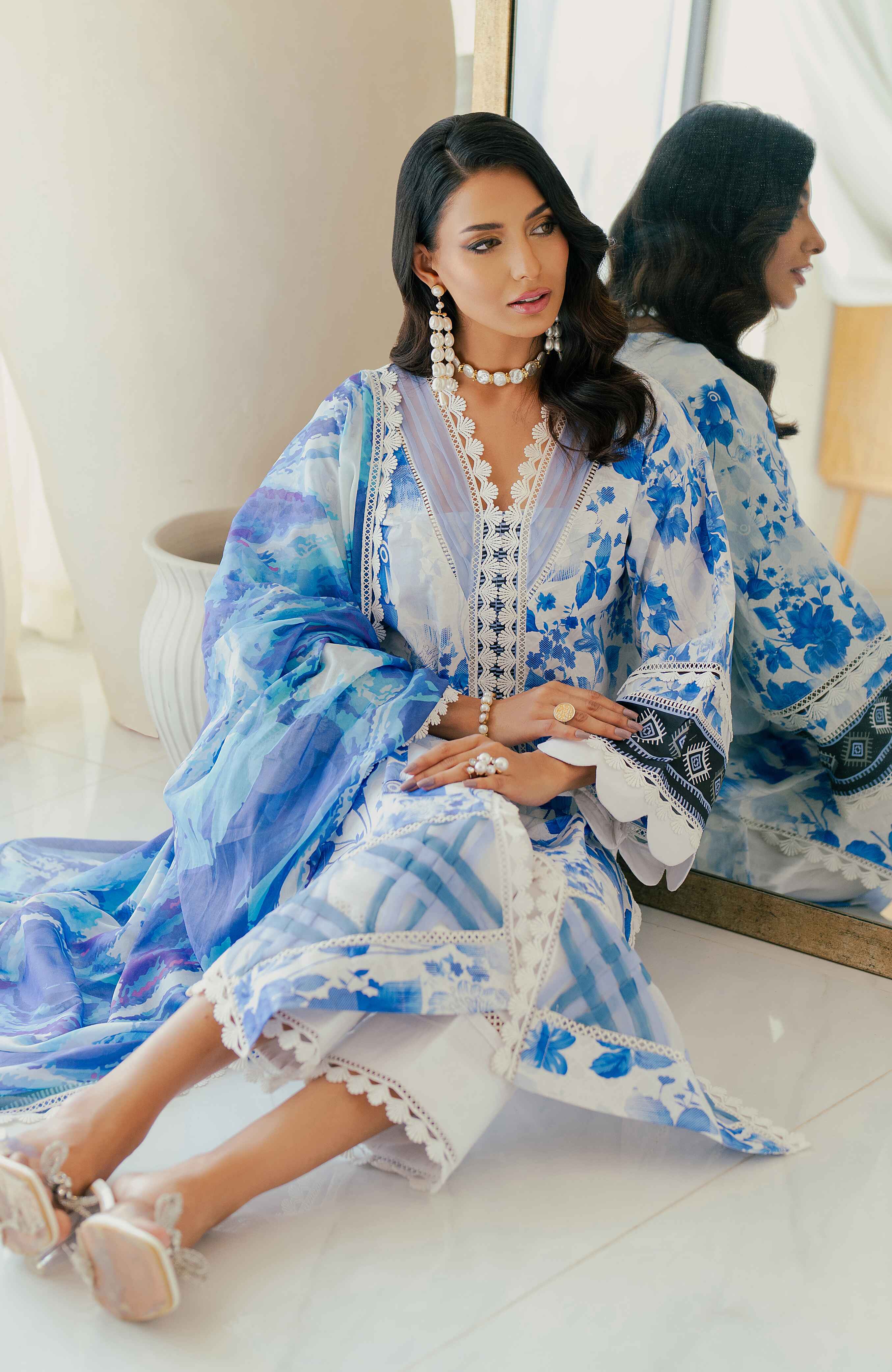 Al Zohaib | Sun Shine Bloom Cotton Silk | SCS-24-05 - Official Al Zohaib stockist in UK - Sakeena London