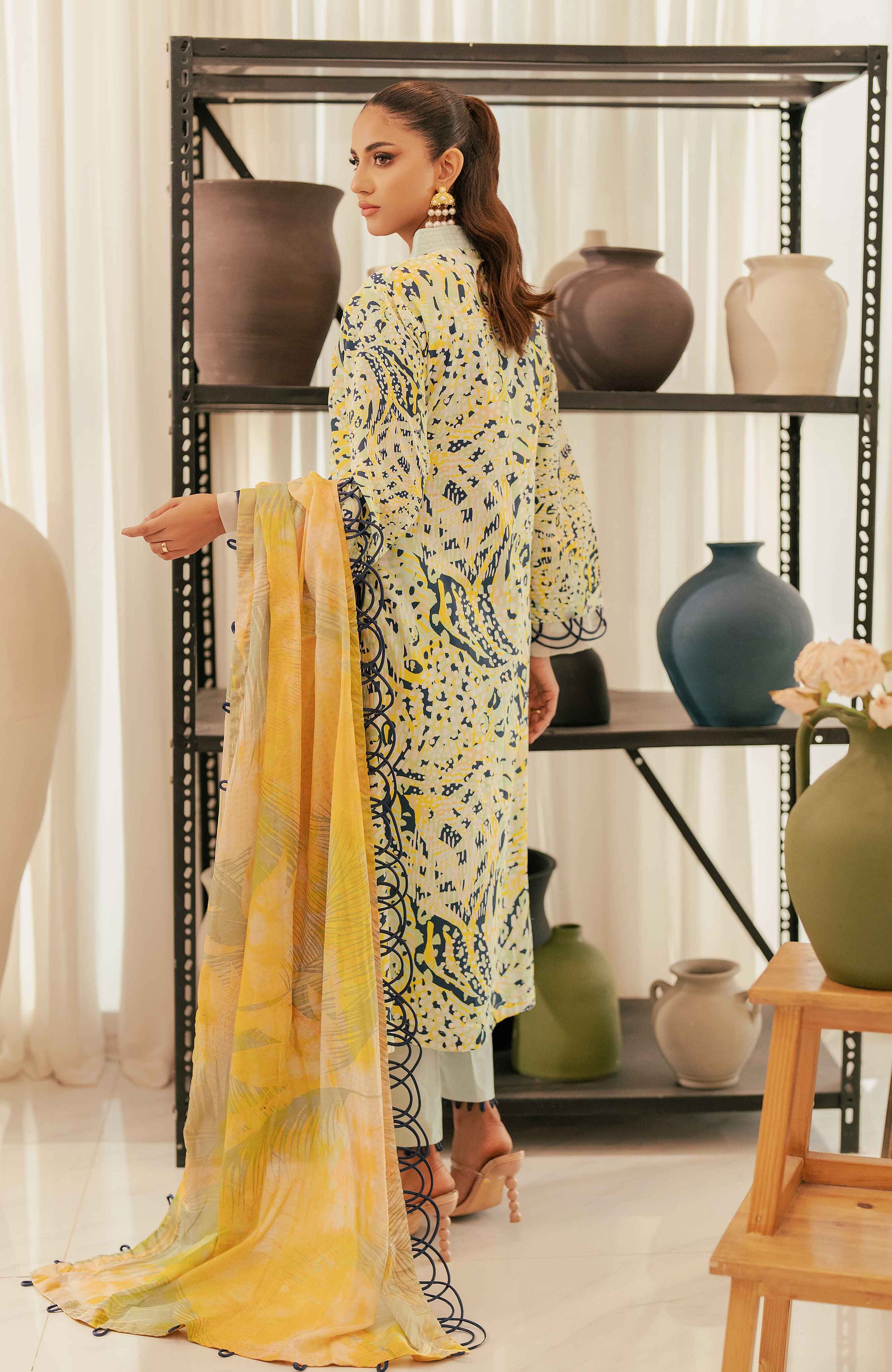 Al Zohaib | Sun Shine Bloom Cotton Silk | SCS-24-06 - Official Al Zohaib stockist in UK - Sakeena London