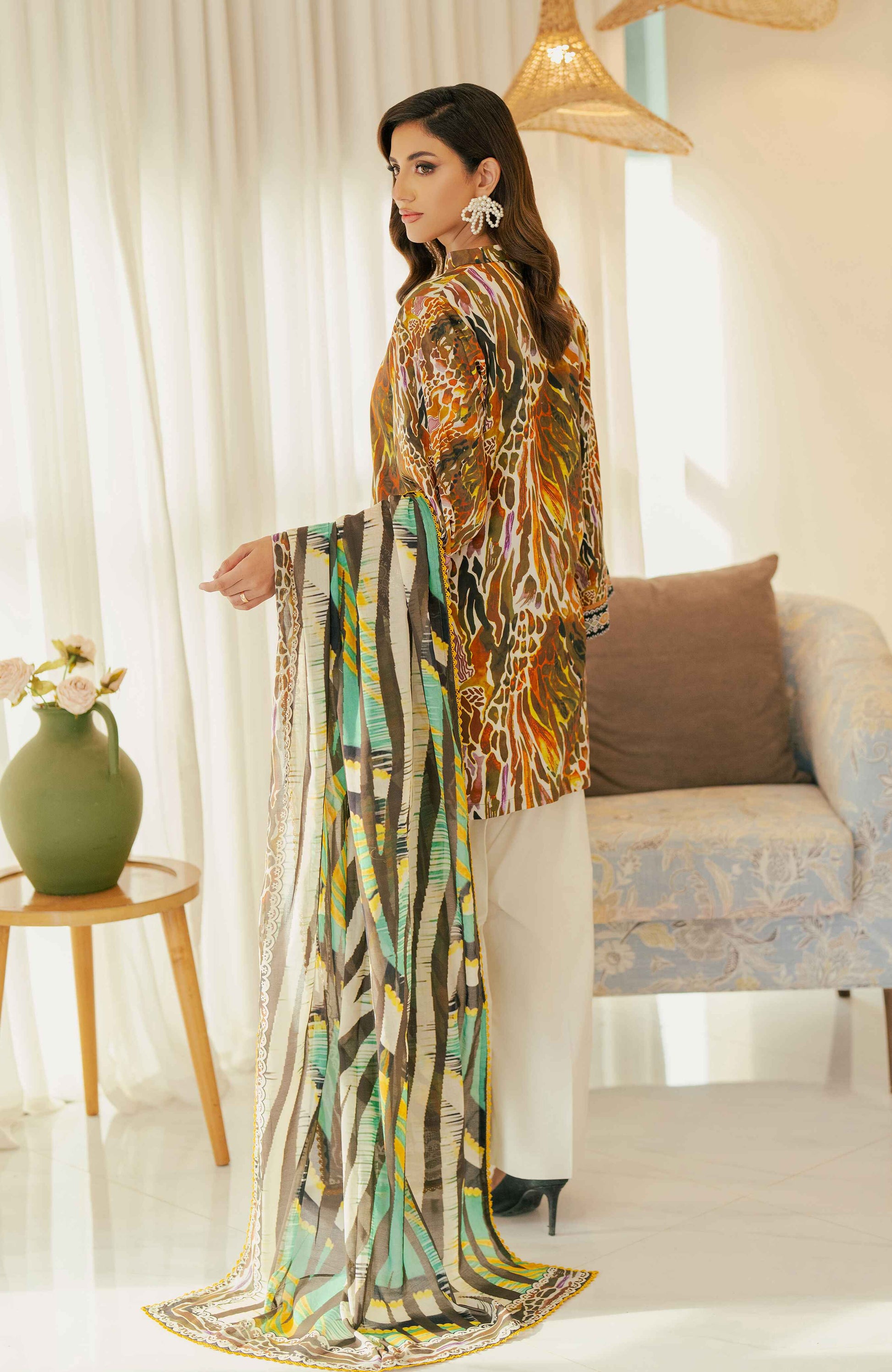 Al Zohaib | Sun Shine Bloom Cotton Silk | SCS-24-01 - Official Al Zohaib stockist in UK - Sakeena London