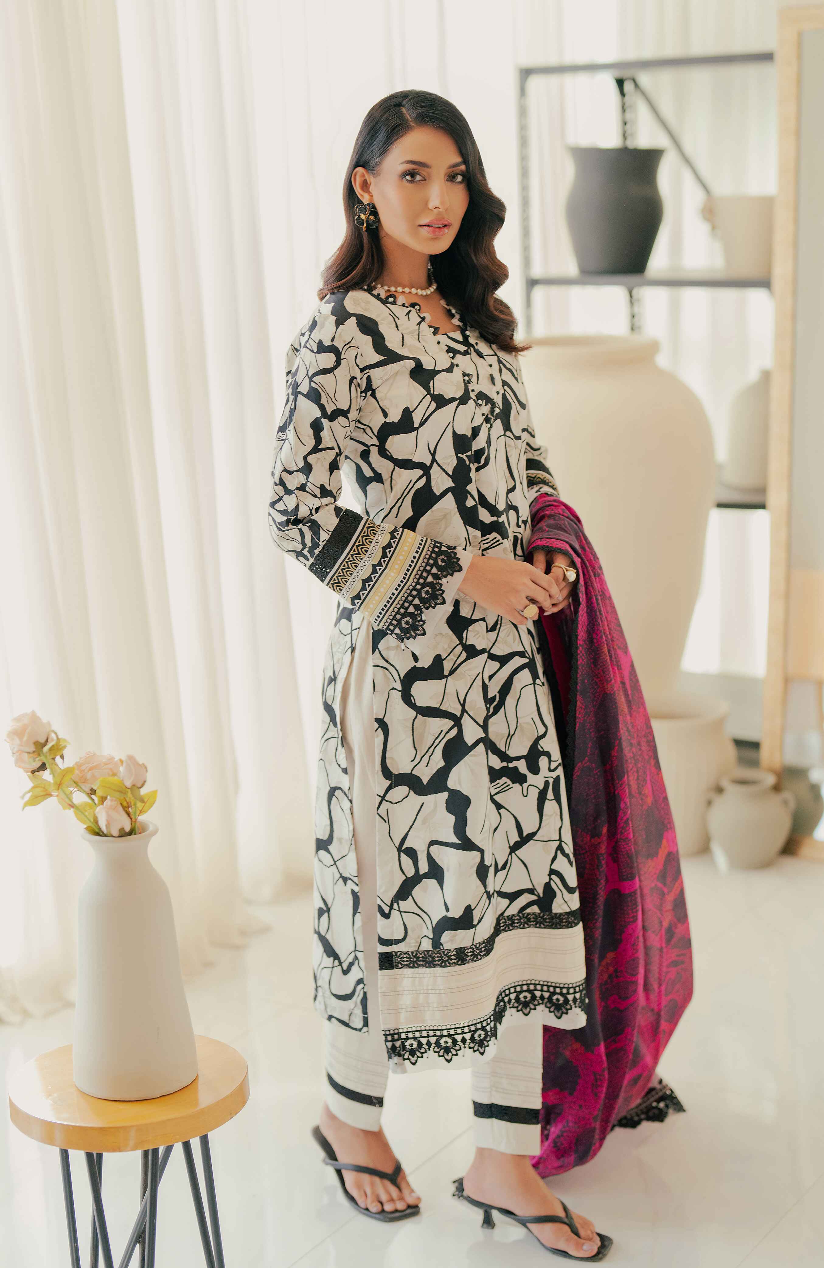 Al Zohaib | Sun Shine Bloom Cotton Silk | SCS-24-07 - Official Al Zohaib stockist in UK - Sakeena London