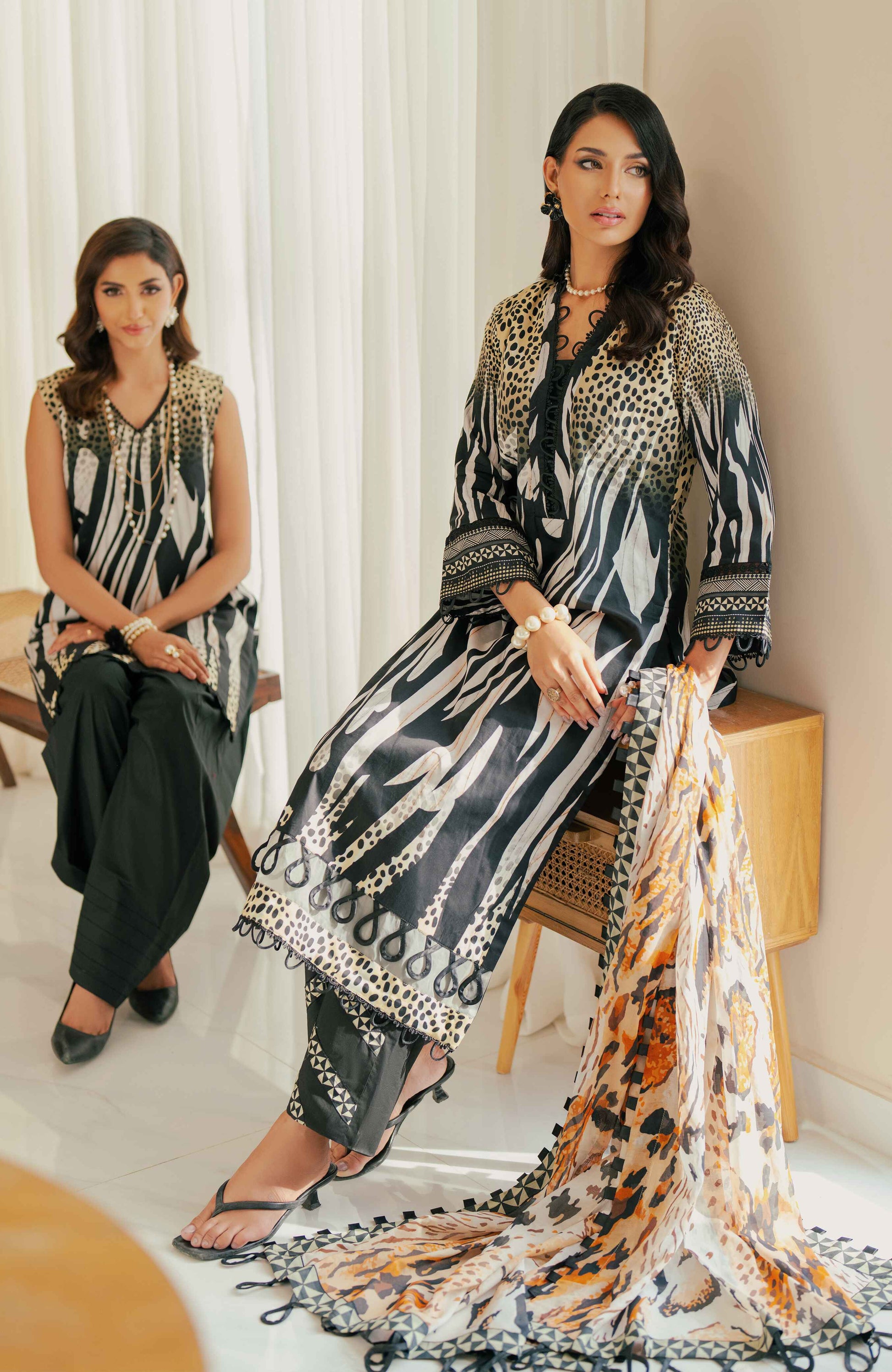 Al Zohaib | Sun Shine Bloom Cotton Silk | SCS-24-08 - Official Al Zohaib stockist in UK - Sakeena London