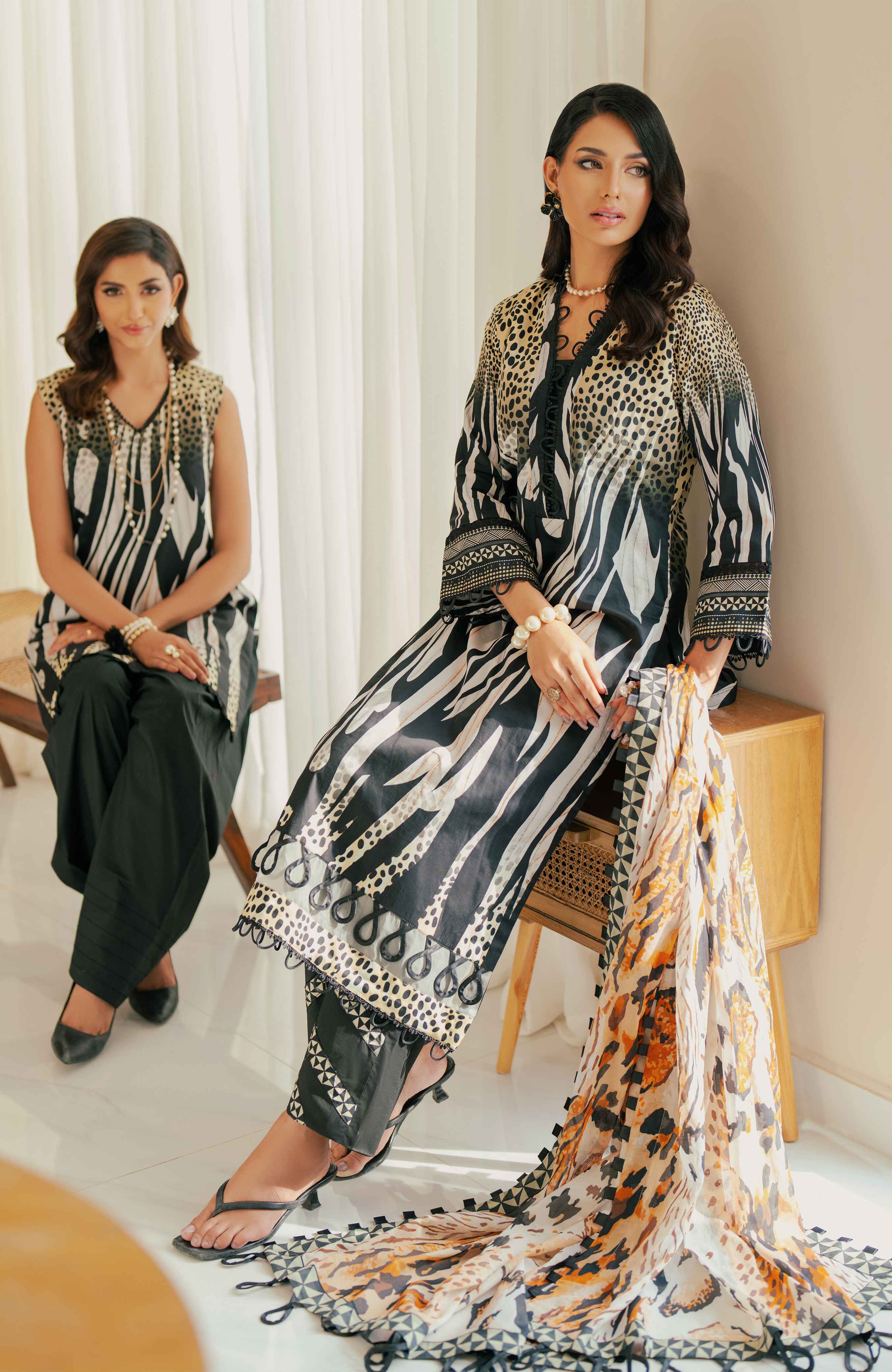 Al Zohaib | Sun Shine Bloom Cotton Silk | SCS-24-08 - Official Al Zohaib stockist in UK - Sakeena London