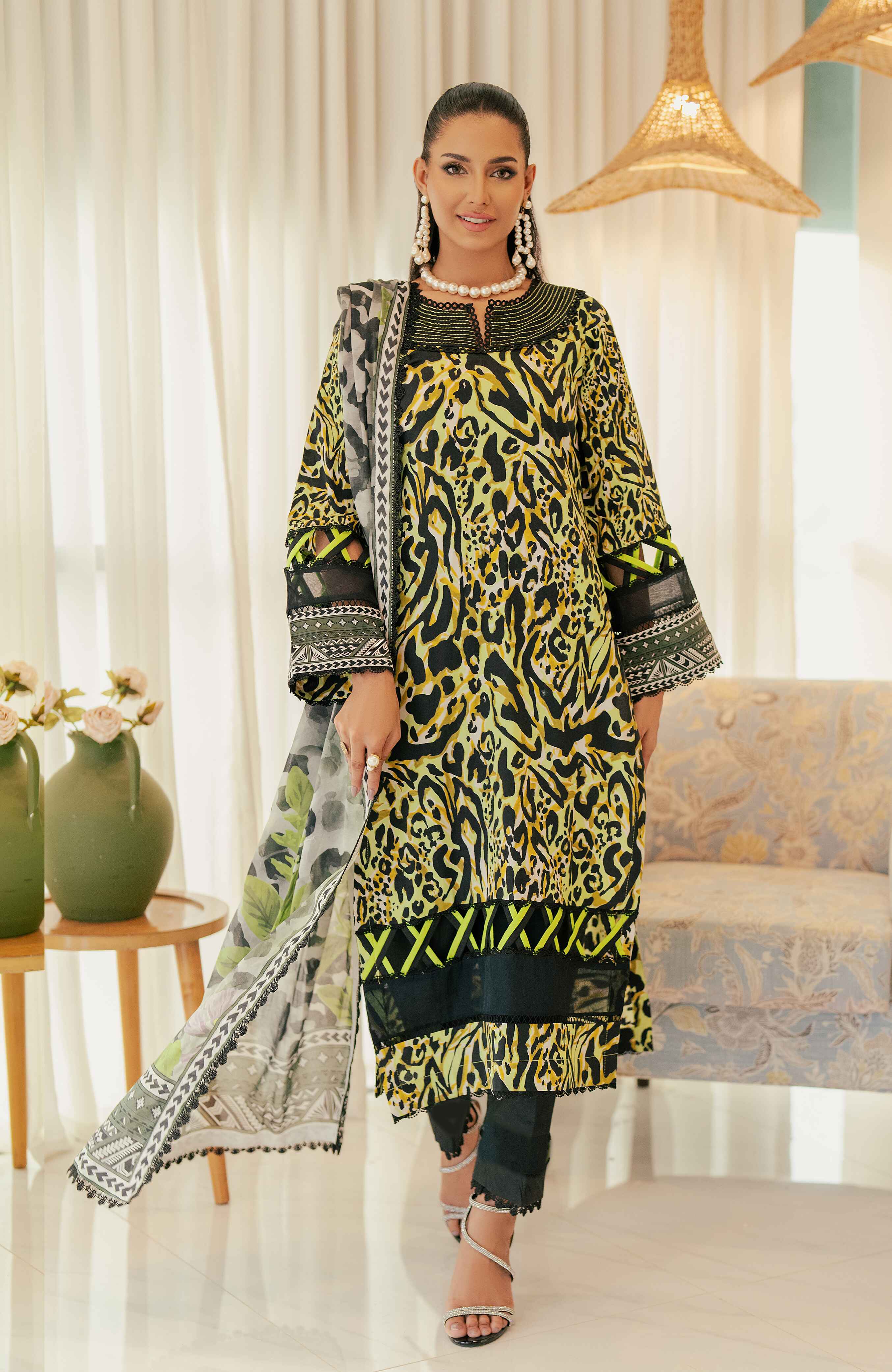 Al Zohaib | Sun Shine Bloom Cotton Silk | SCS-24-10 - Official Al Zohaib stockist in UK - Sakeena London