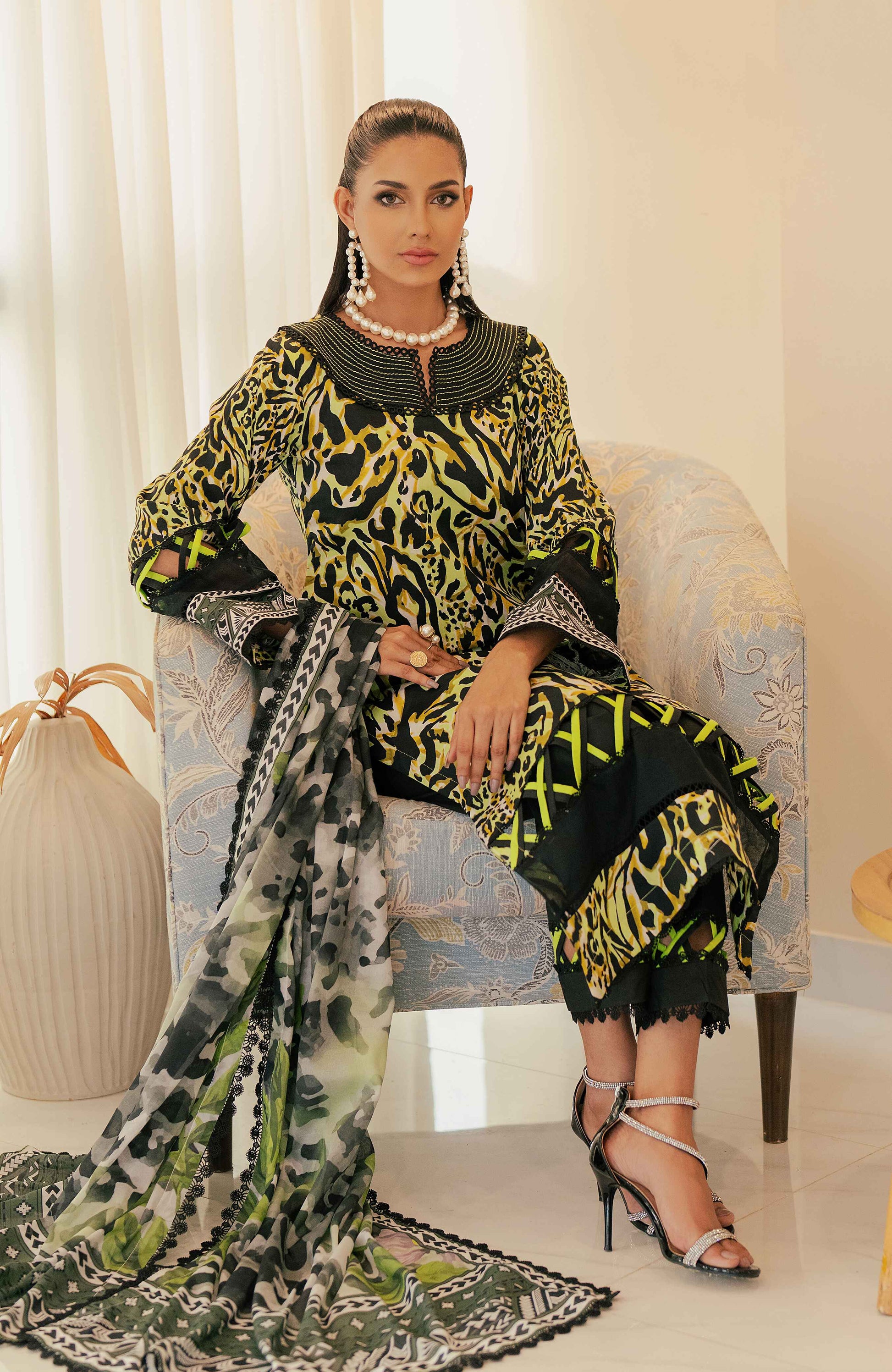 Al Zohaib | Sun Shine Bloom Cotton Silk | SCS-24-10 - Official Al Zohaib stockist in UK - Sakeena London