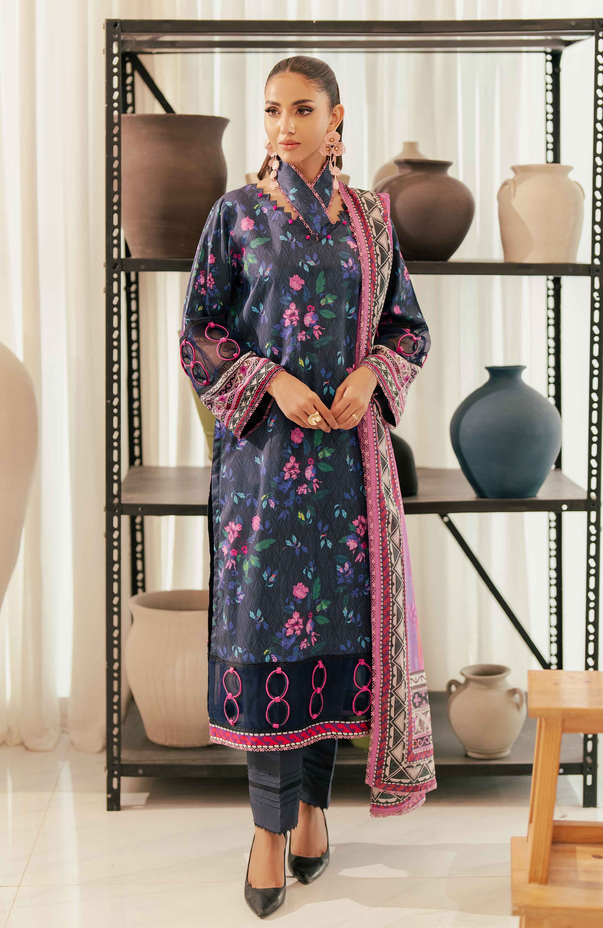 Al Zohaib | Sun Shine Bloom Cotton Silk | SCS-24-13 - Official Al Zohaib stockist in UK - Sakeena London