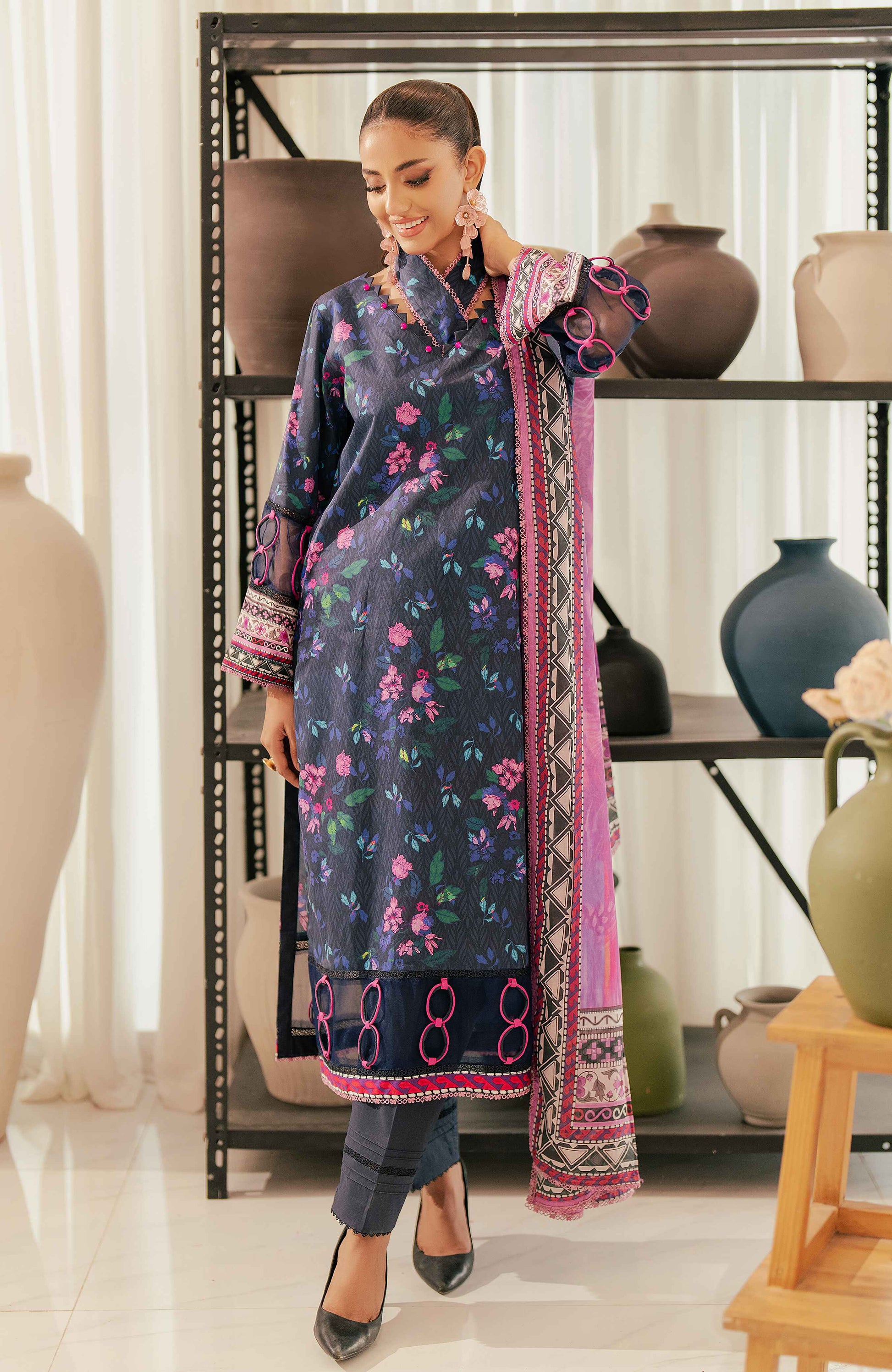Al Zohaib | Sun Shine Bloom Cotton Silk | SCS-24-13 - Official Al Zohaib stockist in UK - Sakeena London