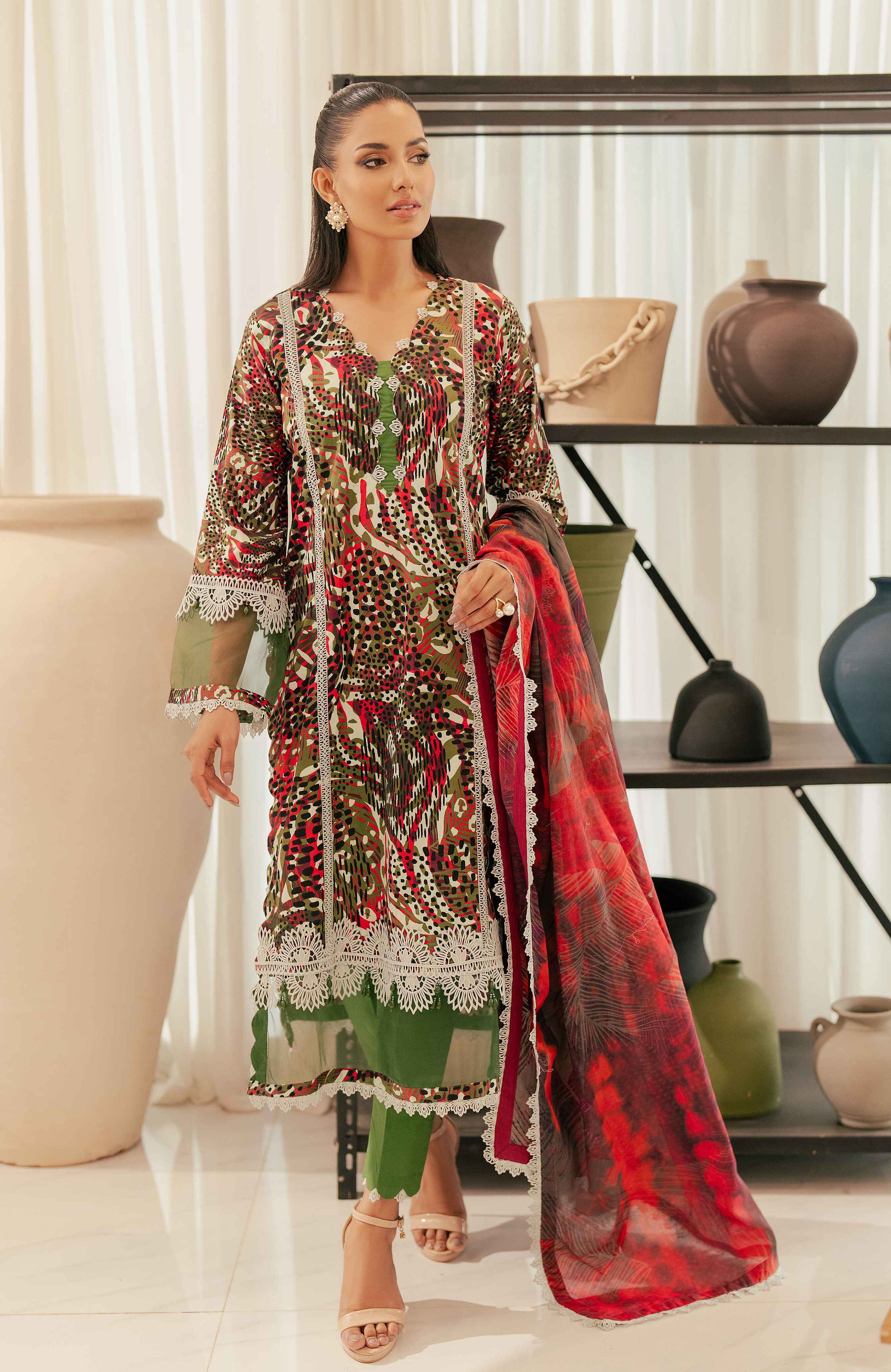 Al Zohaib | Sun Shine Bloom Cotton Silk | SCS-24-14 - Official Al Zohaib stockist in UK - Sakeena London