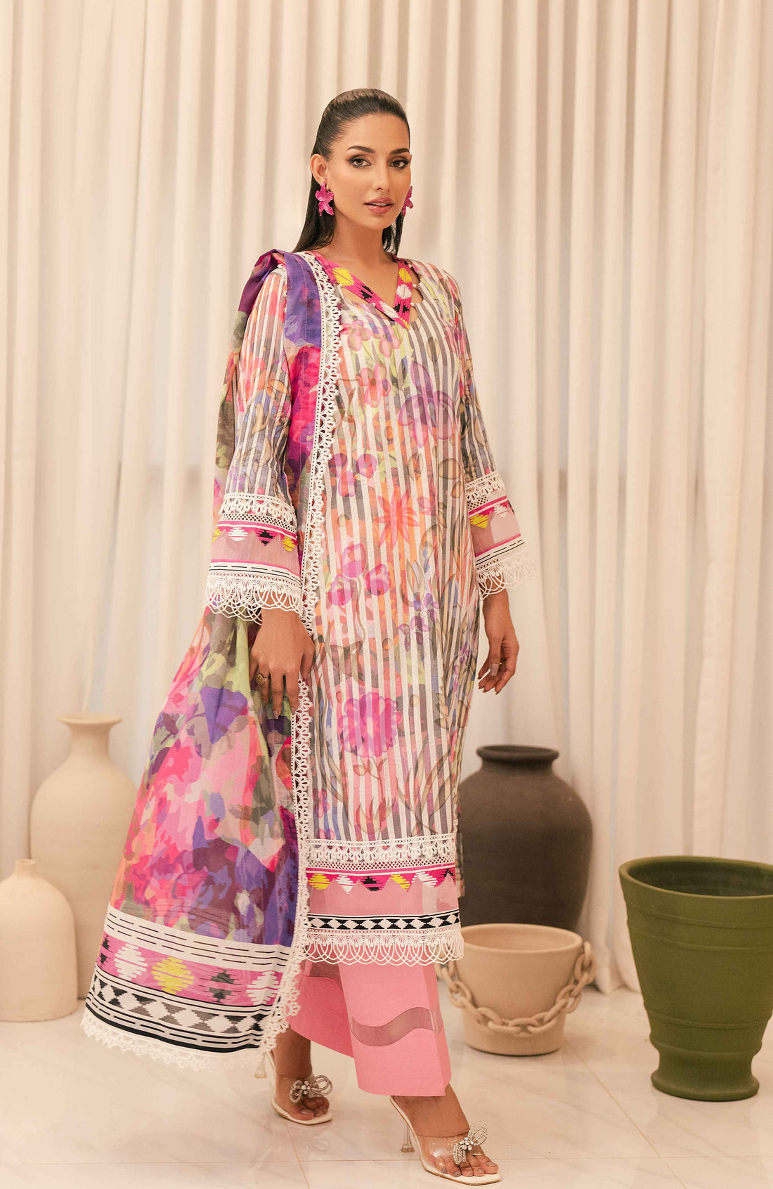 Al Zohaib | Sun Shine Bloom Cotton Silk | SCS-24-02 - Official Al Zohaib stockist in UK - Sakeena London