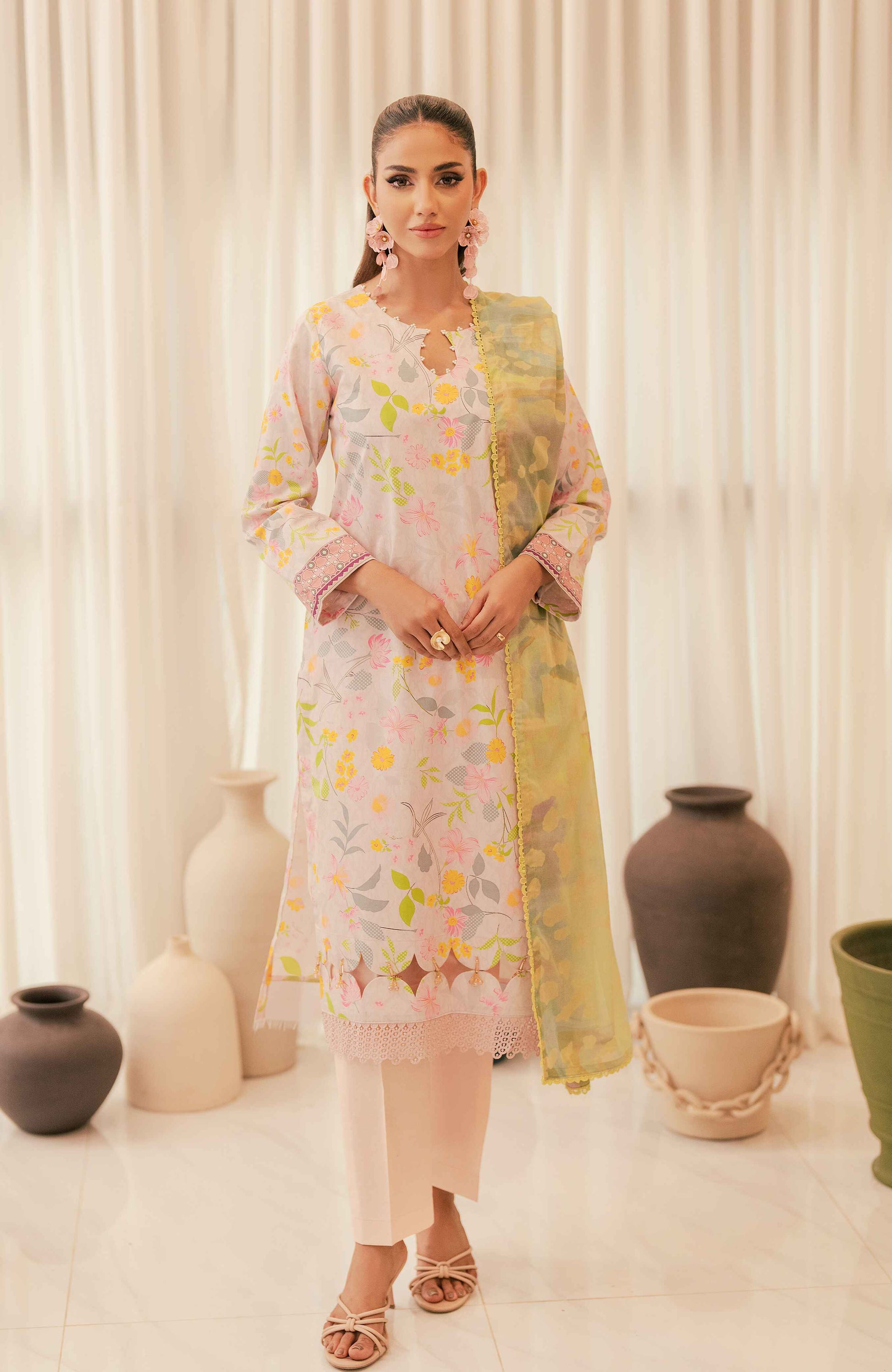 Al Zohaib | Sun Shine Bloom Cotton Silk | SCS-24-03 - Official Al Zohaib stockist in UK - Sakeena London