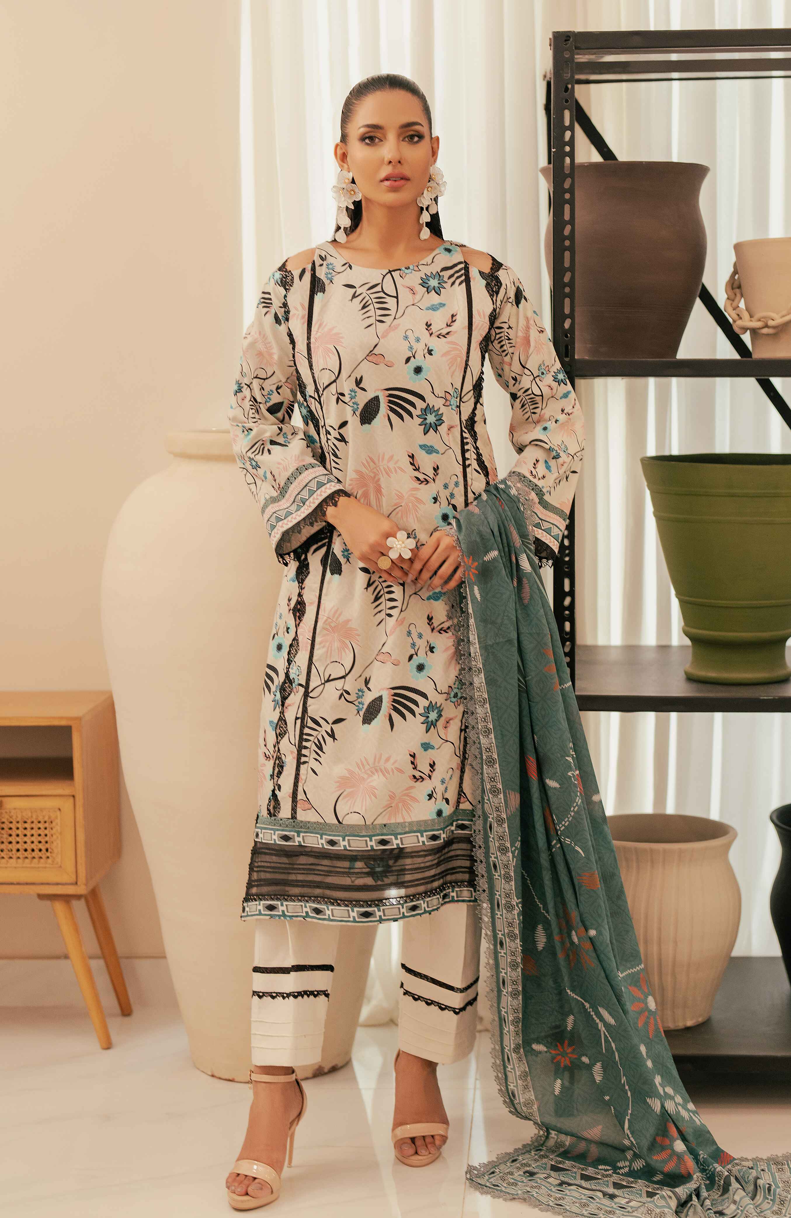 Al Zohaib | Sun Shine Bloom Cotton Silk | SCS-24-12 - Official Al Zohaib stockist in UK - Sakeena London