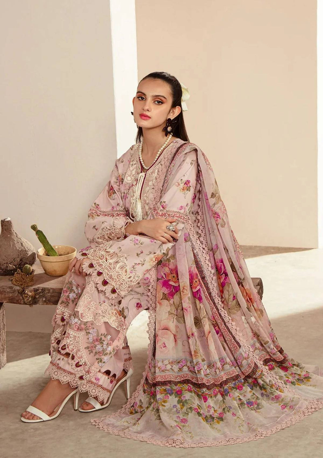 Lawn Collection - Alif - Affordable - AFL#3 - ROSELLA