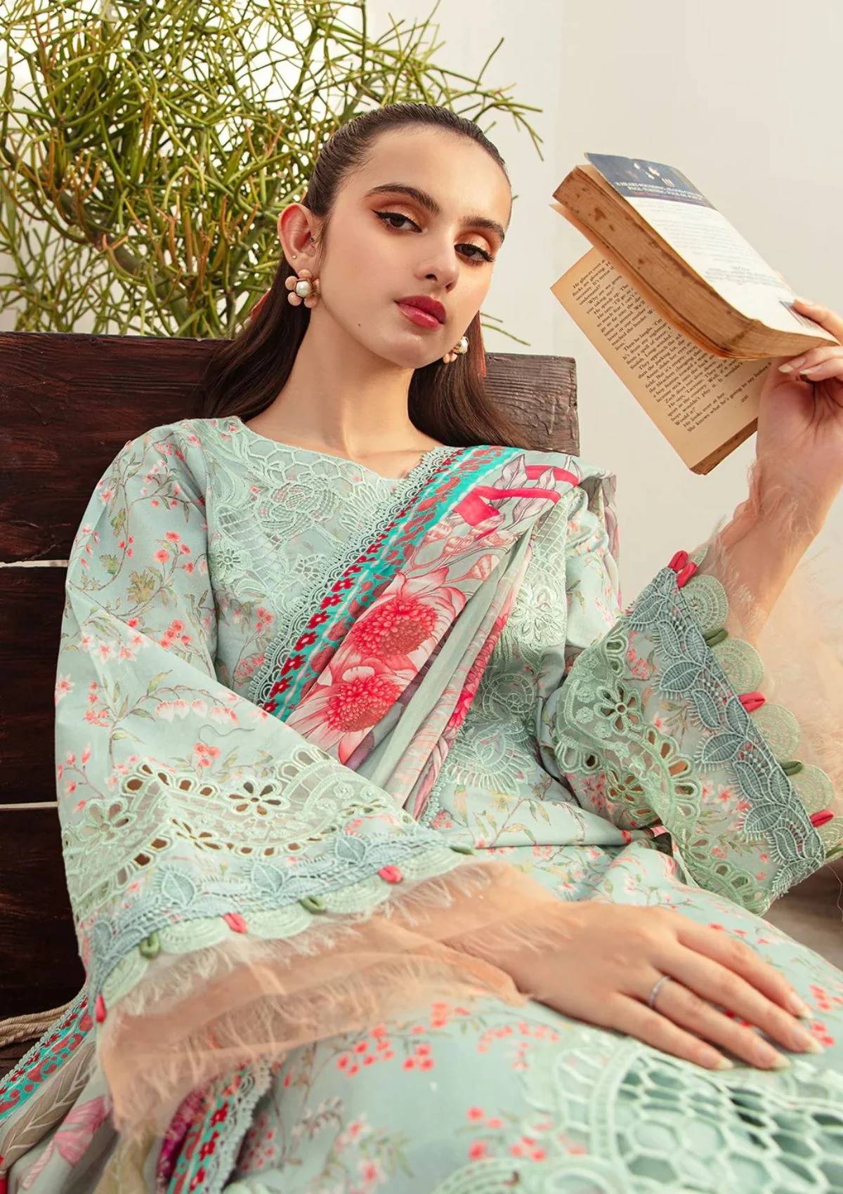 Lawn Collection - Alif - Affordable - AFL#6 - MISTY MORNING