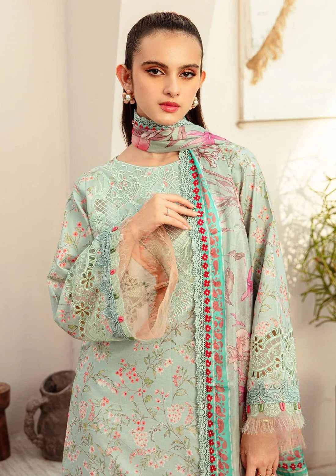 Lawn Collection - Alif - Affordable - AFL#6 - MISTY MORNING
