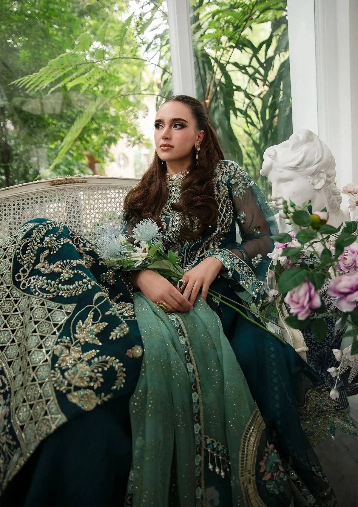 Formal Collection - Alif - Luxury - Wedding - TEAL - 02