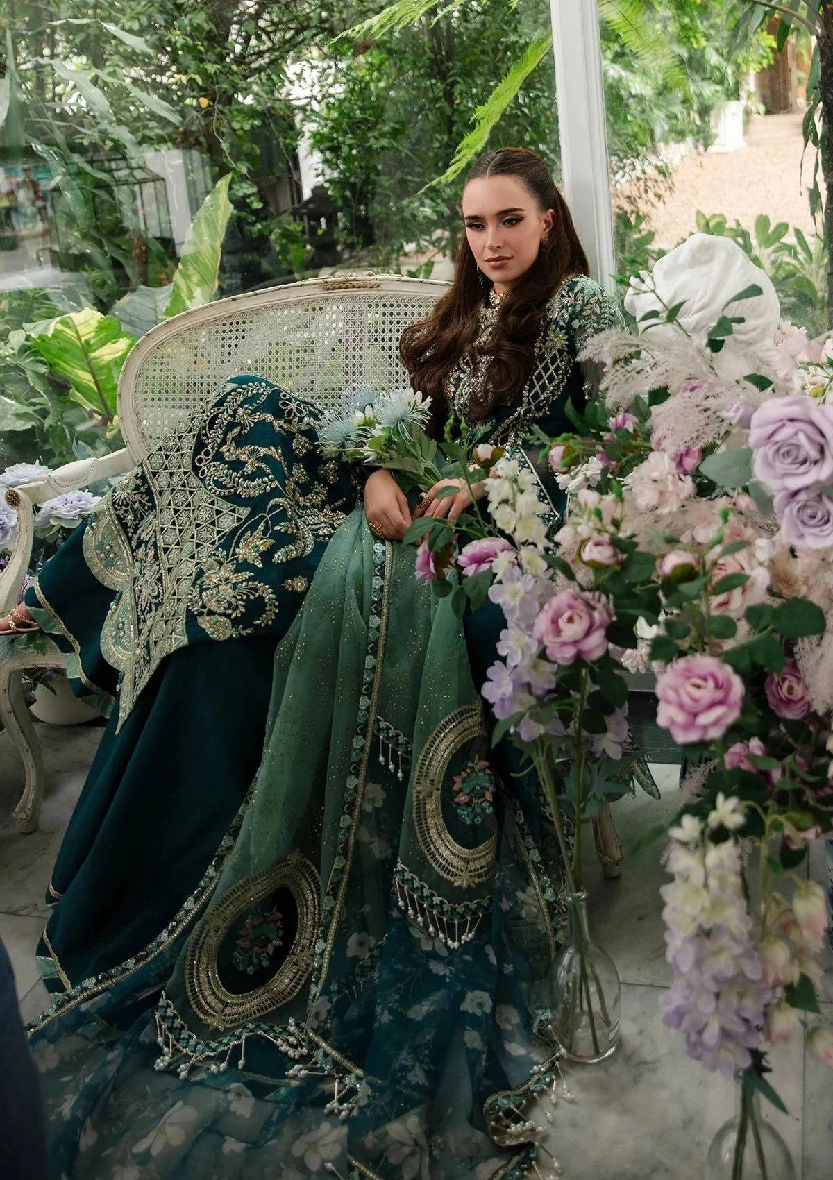 Formal Collection - Alif - Luxury - Wedding - TEAL - 02
