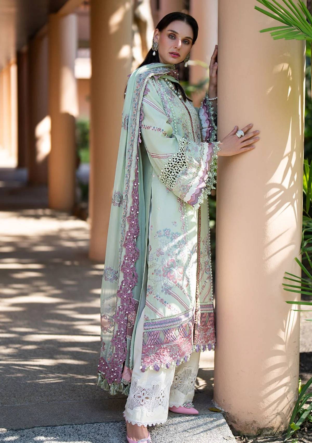 Lawn Collection - Alif - Signature - Luxury - ASL#10 - AURA