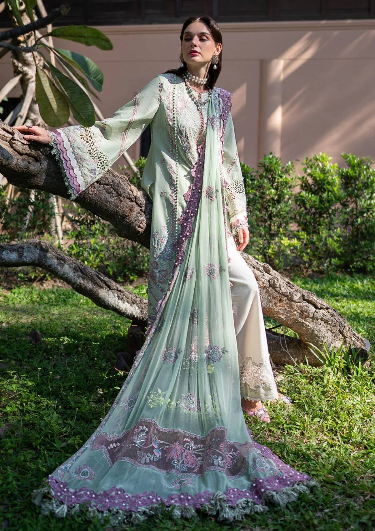 Lawn Collection - Alif - Signature - Luxury - ASL#10 - AURA