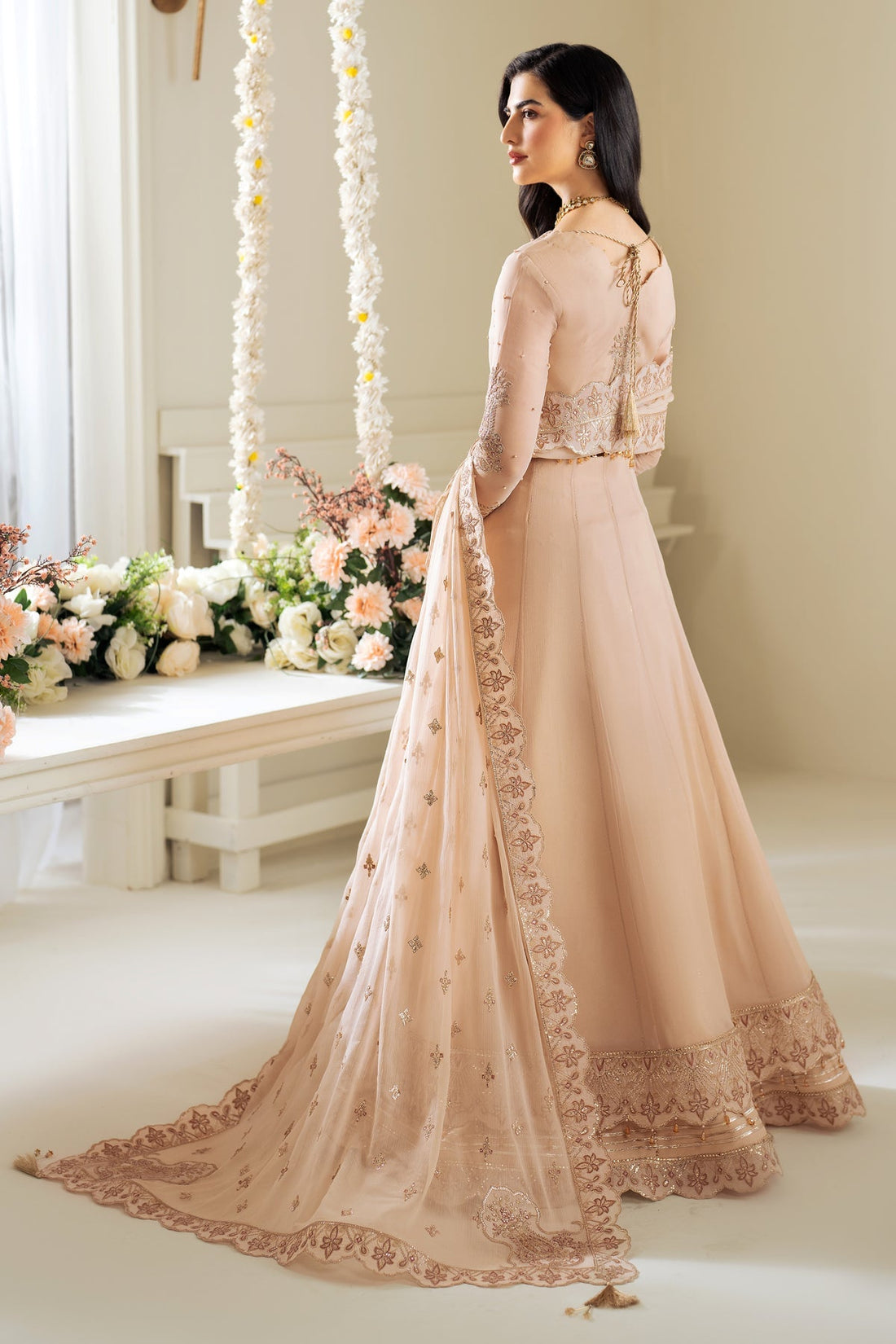 Alizeh | Selene Luxury Chiffon Collection 25 | AF-PS-8004-Lotus - Official Alizeh stockist in UK - Sakeena London