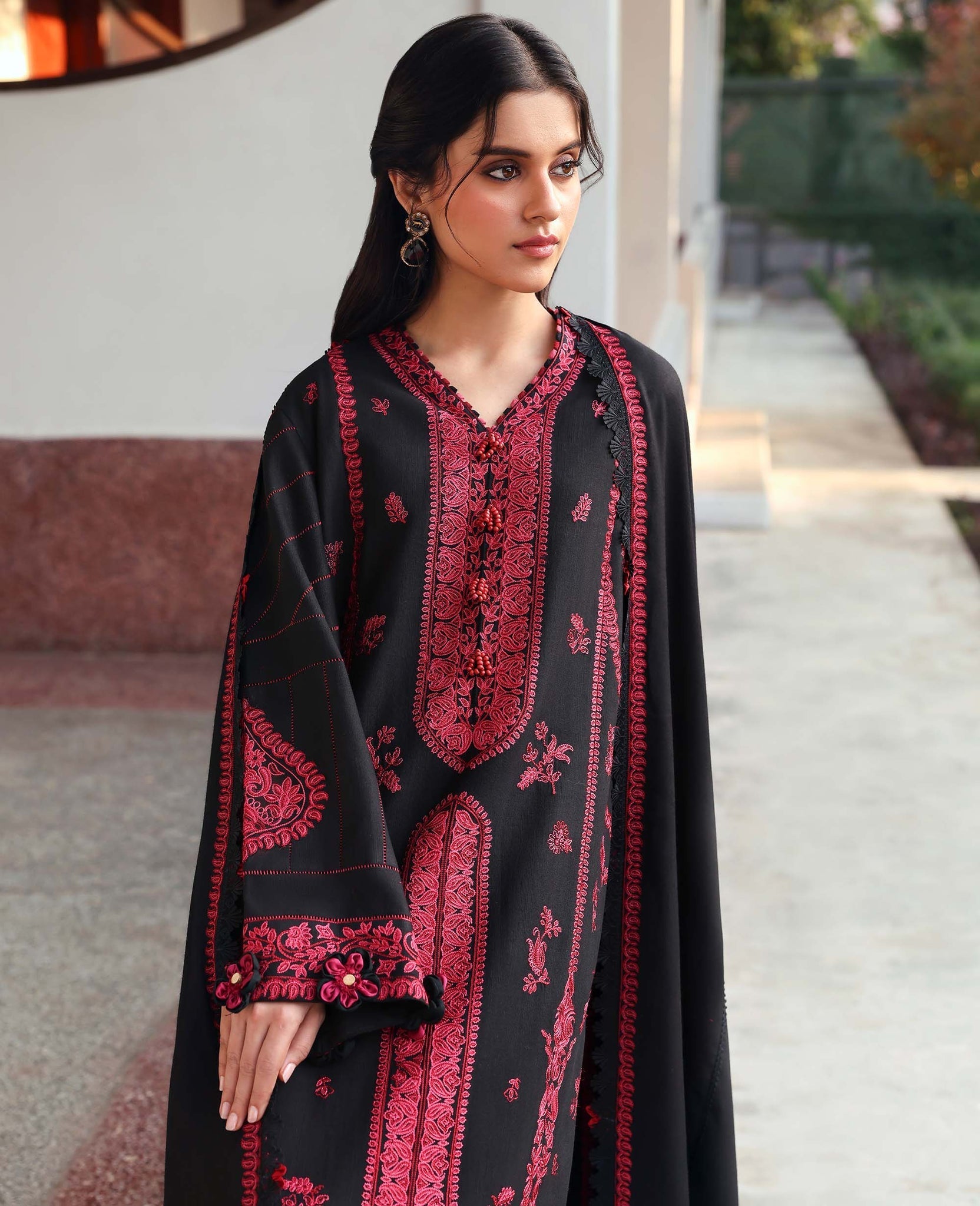 Republic Womenswear | Amaris Luxury Shawl 25 | Almira - Official Republic Womenswear stockist in UK - Sakeena London