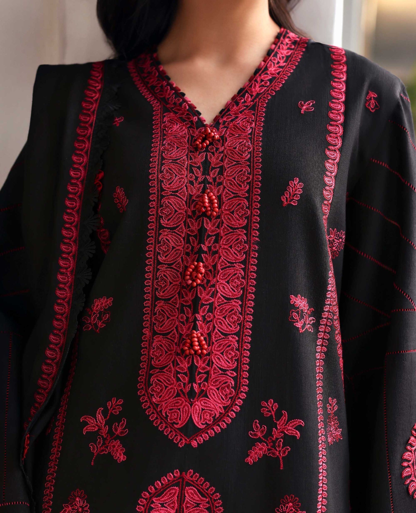 Republic Womenswear | Amaris Luxury Shawl 25 | Almira - Official Republic Womenswear stockist in UK - Sakeena London