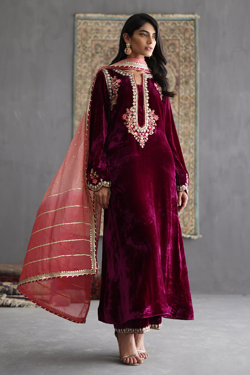 Sana Abbas | Velvet Formals | AMETHYST - Official Sana Abbas stockist in UK - Sakeena London