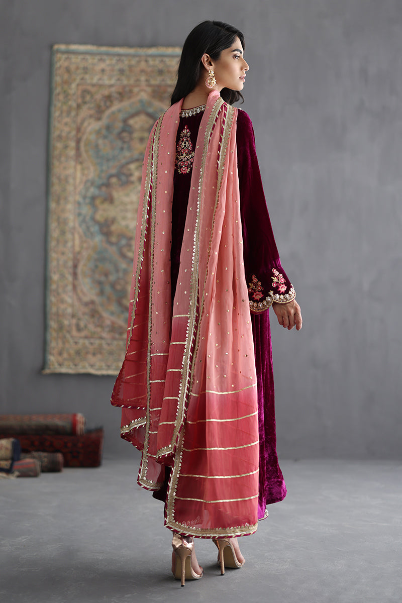 Sana Abbas | Velvet Formals | AMETHYST - Official Sana Abbas stockist in UK - Sakeena London