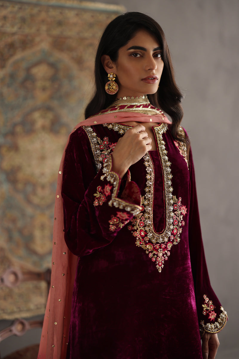 Sana Abbas | Velvet Formals | AMETHYST - Official Sana Abbas stockist in UK - Sakeena London
