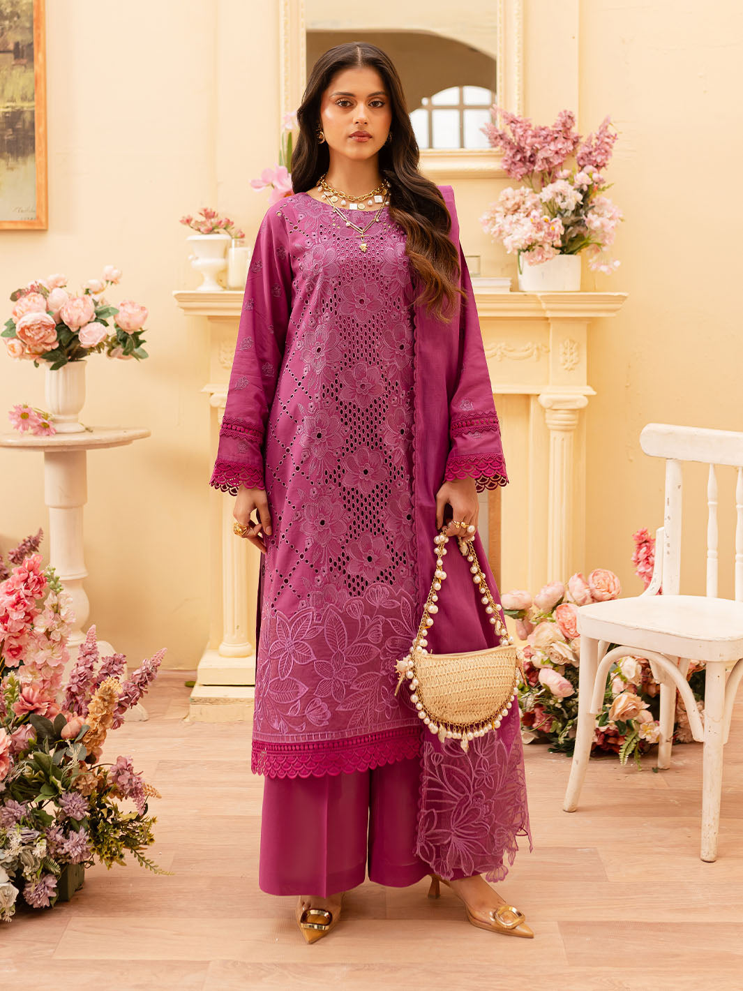 Mahnur | Twilight Luxury Lawn 25 | ANASTASIA - Official Mahnur stockist in UK - Sakeena London