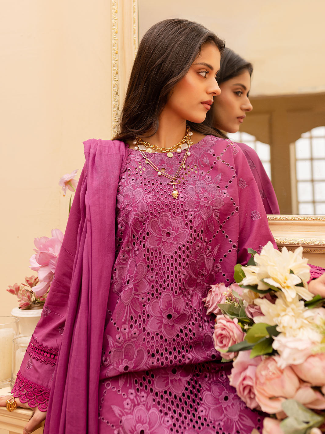Mahnur | Twilight Luxury Lawn 25 | ANASTASIA - Official Mahnur stockist in UK - Sakeena London