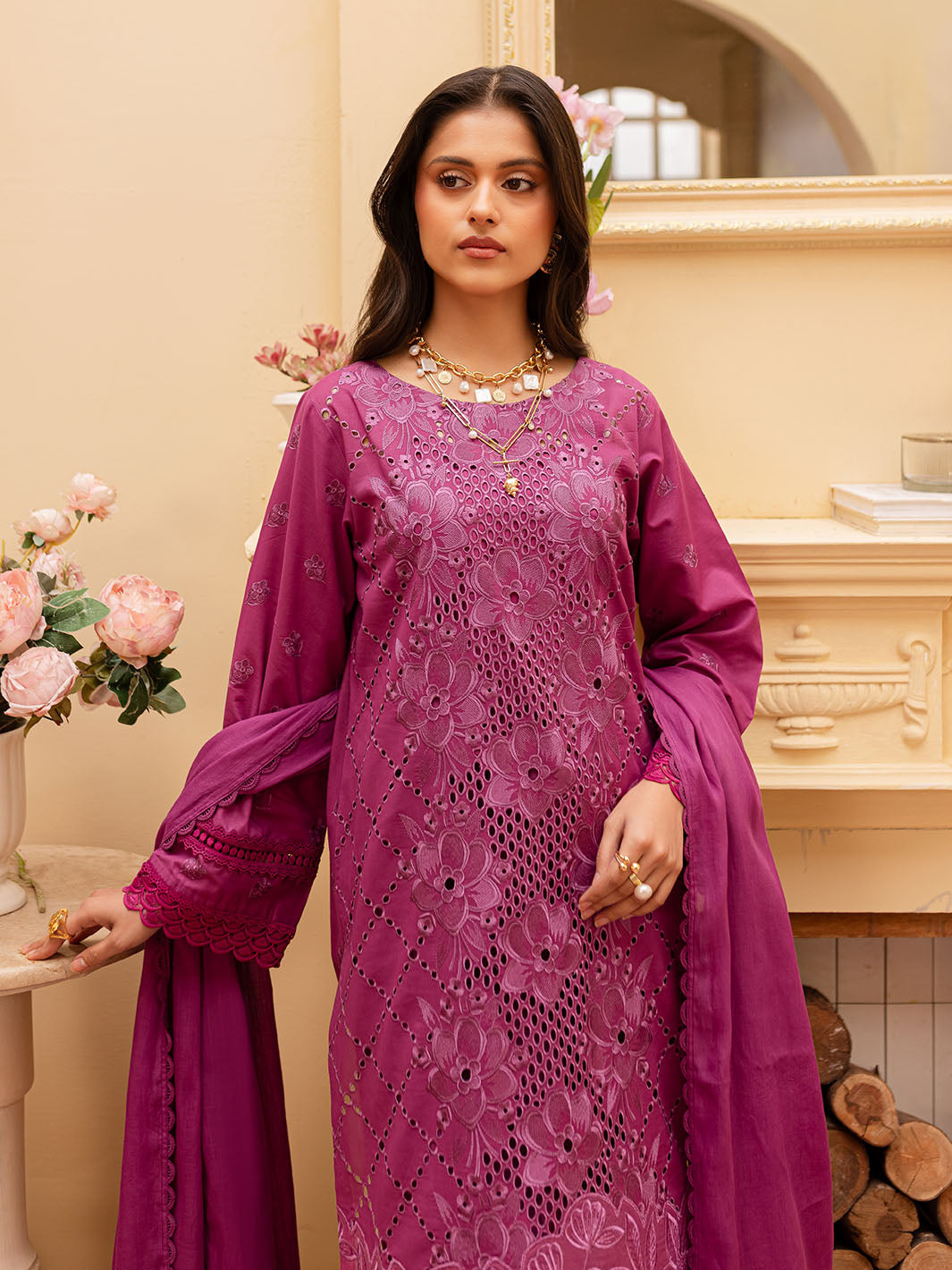 Mahnur | Twilight Luxury Lawn 25 | ANASTASIA - Official Mahnur stockist in UK - Sakeena London