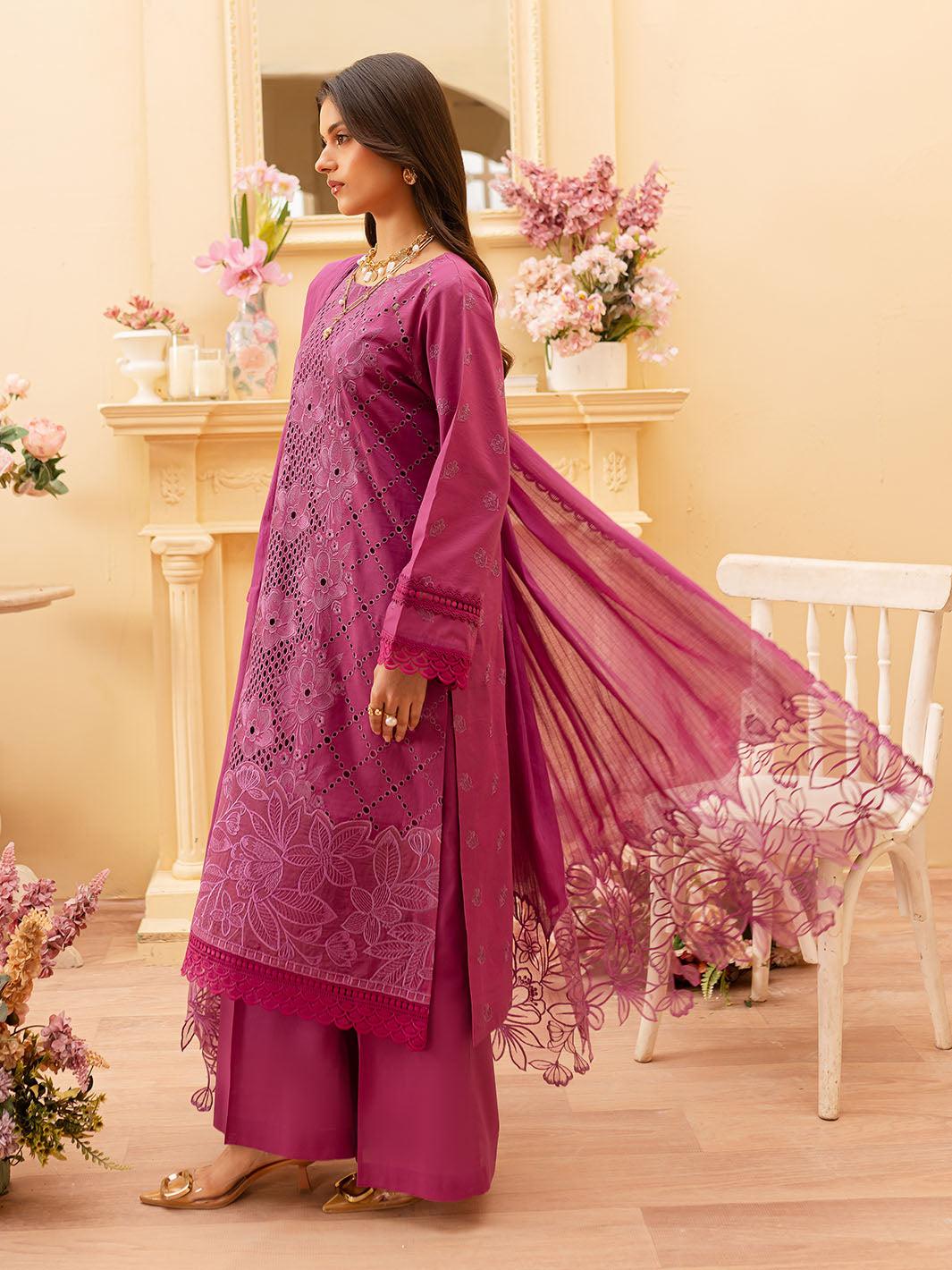 Mahnur | Twilight Luxury Lawn 25 | ANASTASIA - Official Mahnur stockist in UK - Sakeena London