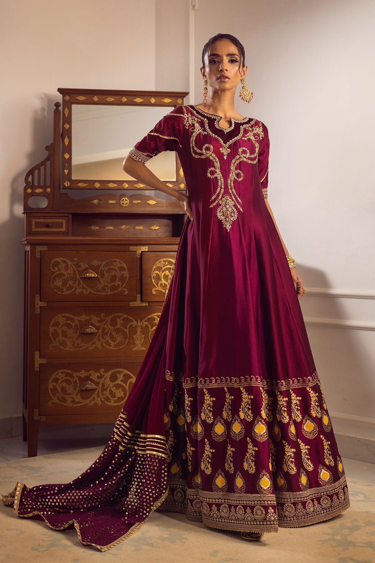 Annus Abrar | Melia Luxe Formals | Gulsheen Kalidar - Official Annus Abrar stockist in UK - Sakeena London