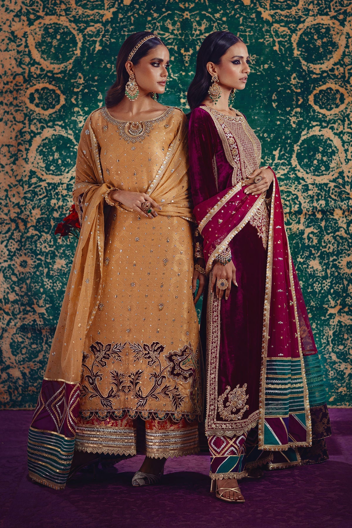 Annus Abrar | Mirha Winter Velour | Ezra - Official Annus Abrar stockist in UK - Sakeena London