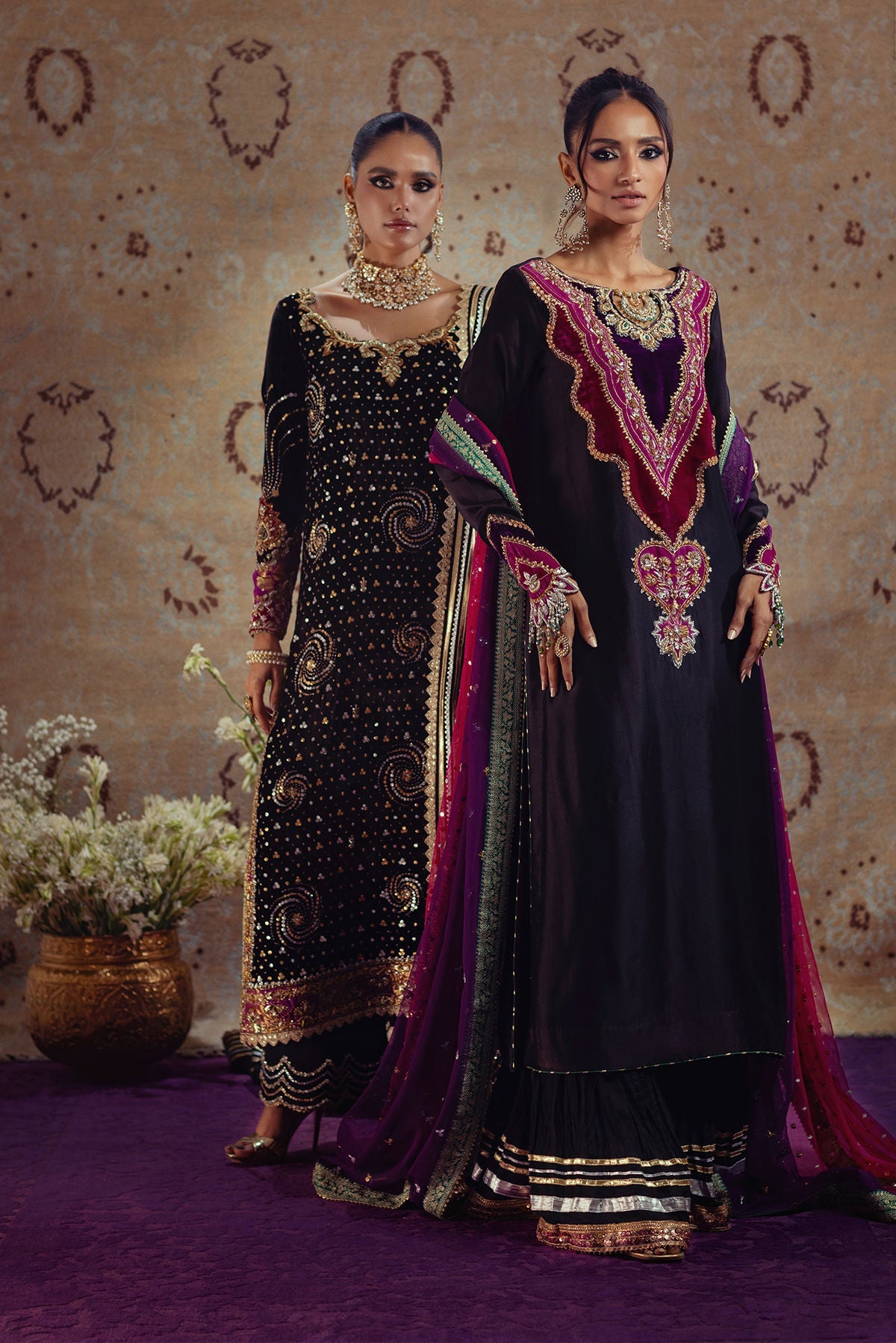 Annus Abrar | Mirha Winter Velour | Badia - Official Annus Abrar stockist in UK - Sakeena London